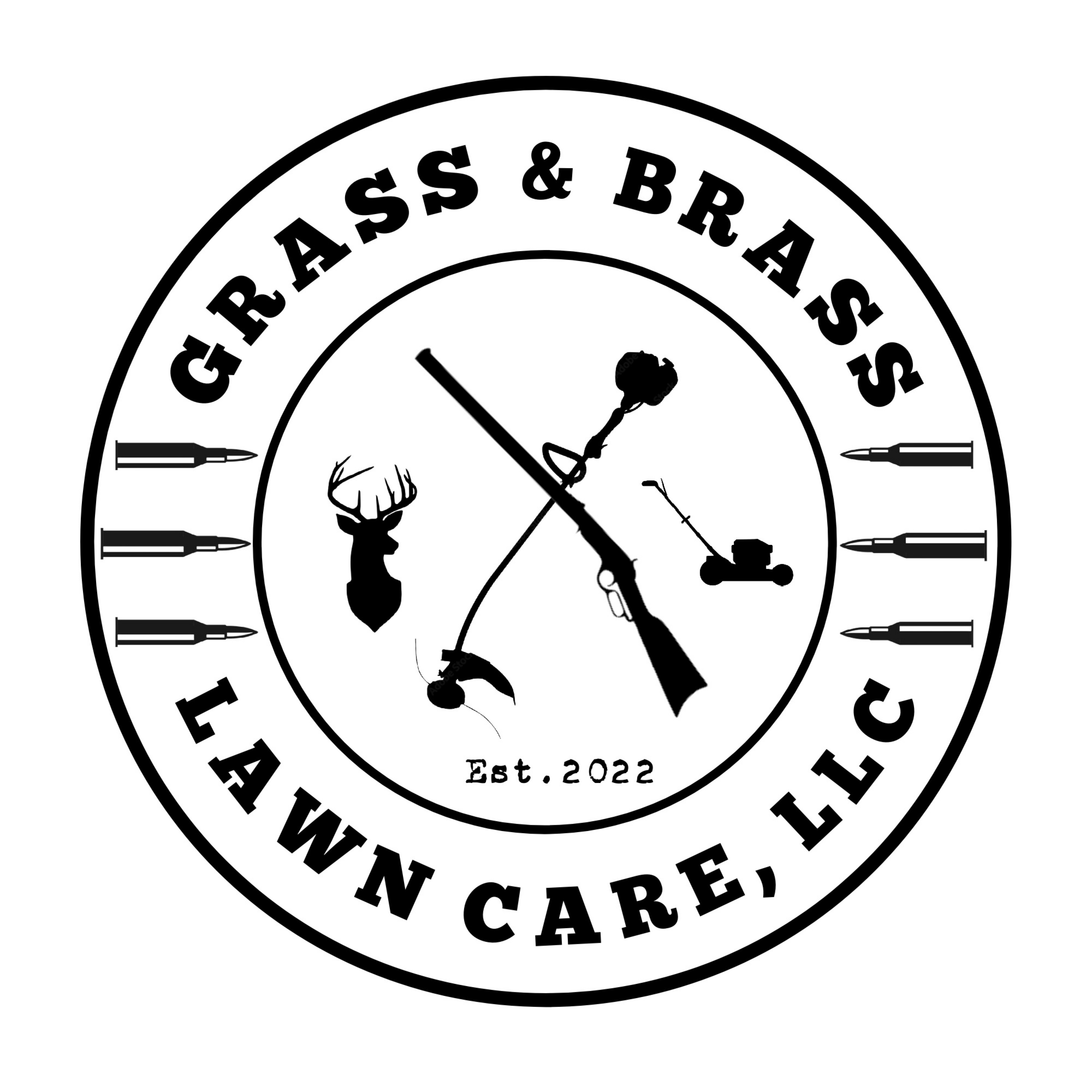 Grass & Brass Lawn Care, LLC Logo