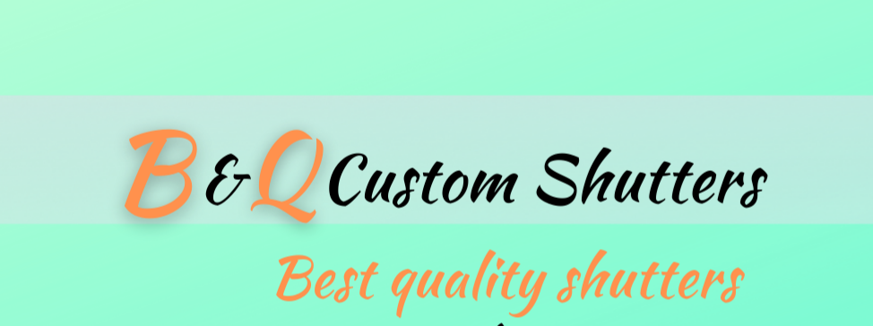 B&Q Custom Shutters Logo