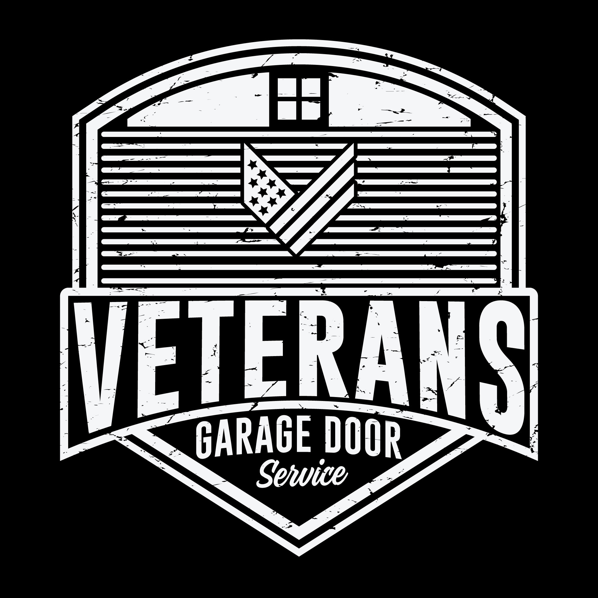 Veterans Garage Door Service Logo