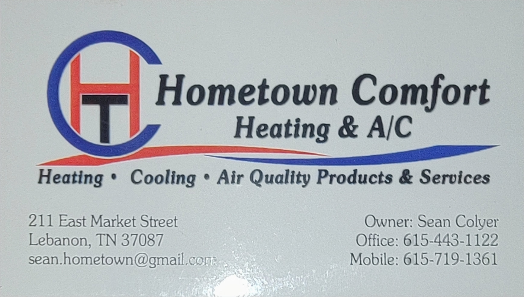 Home Town Comfort Heat & AC Logo