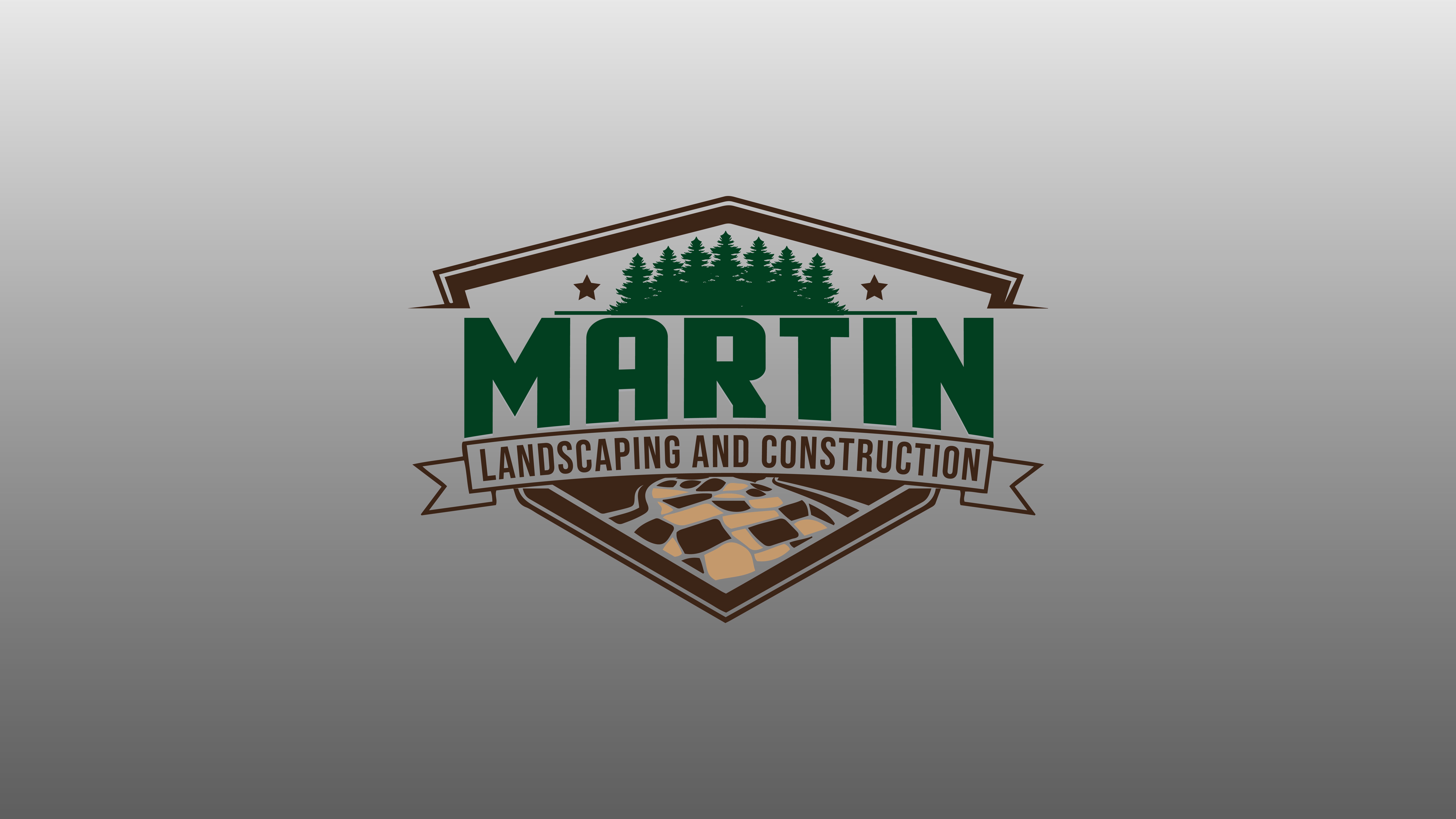 Martin Landscaping and Construction Logo