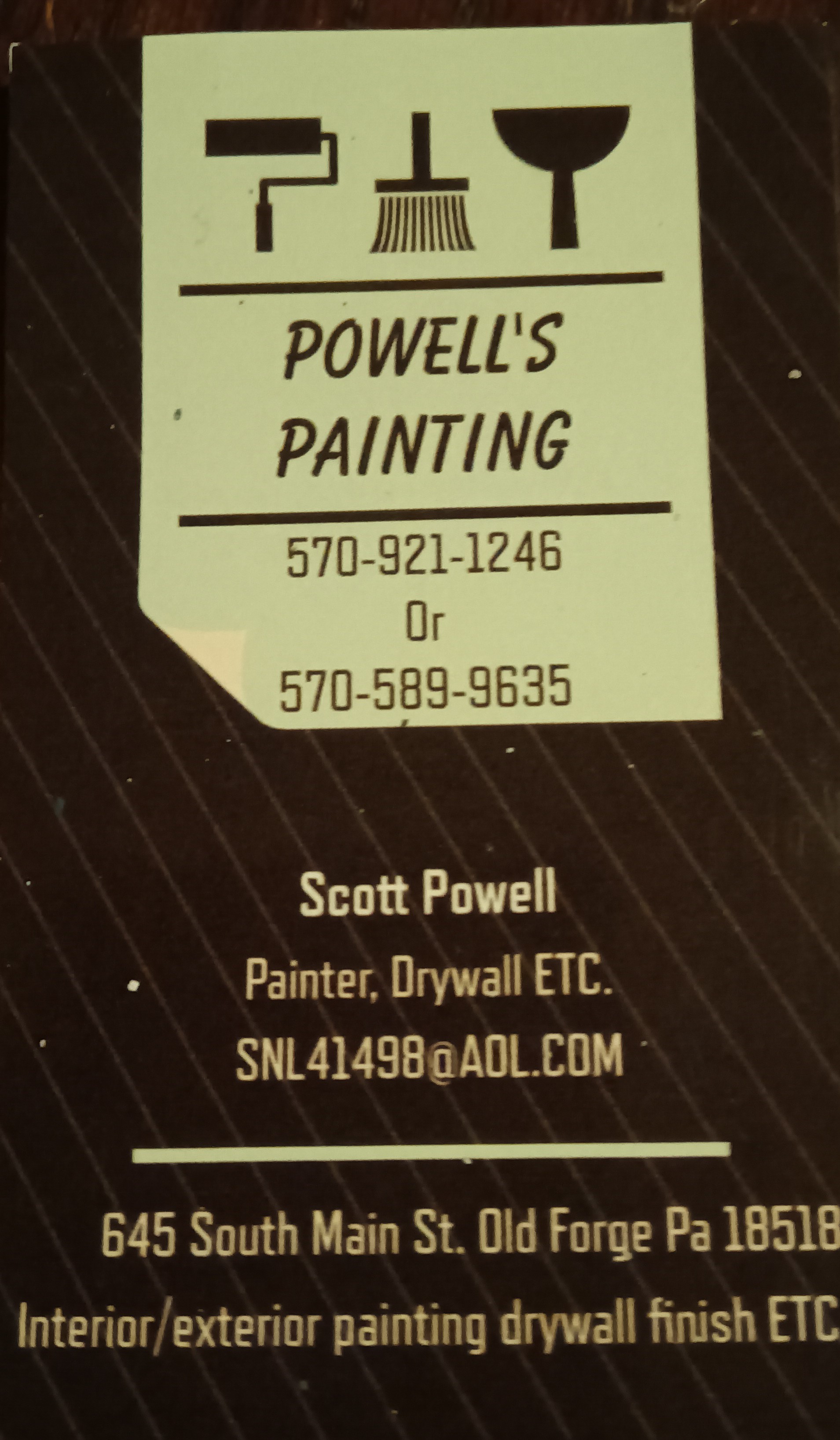 Powell's Painting and Drywall Logo