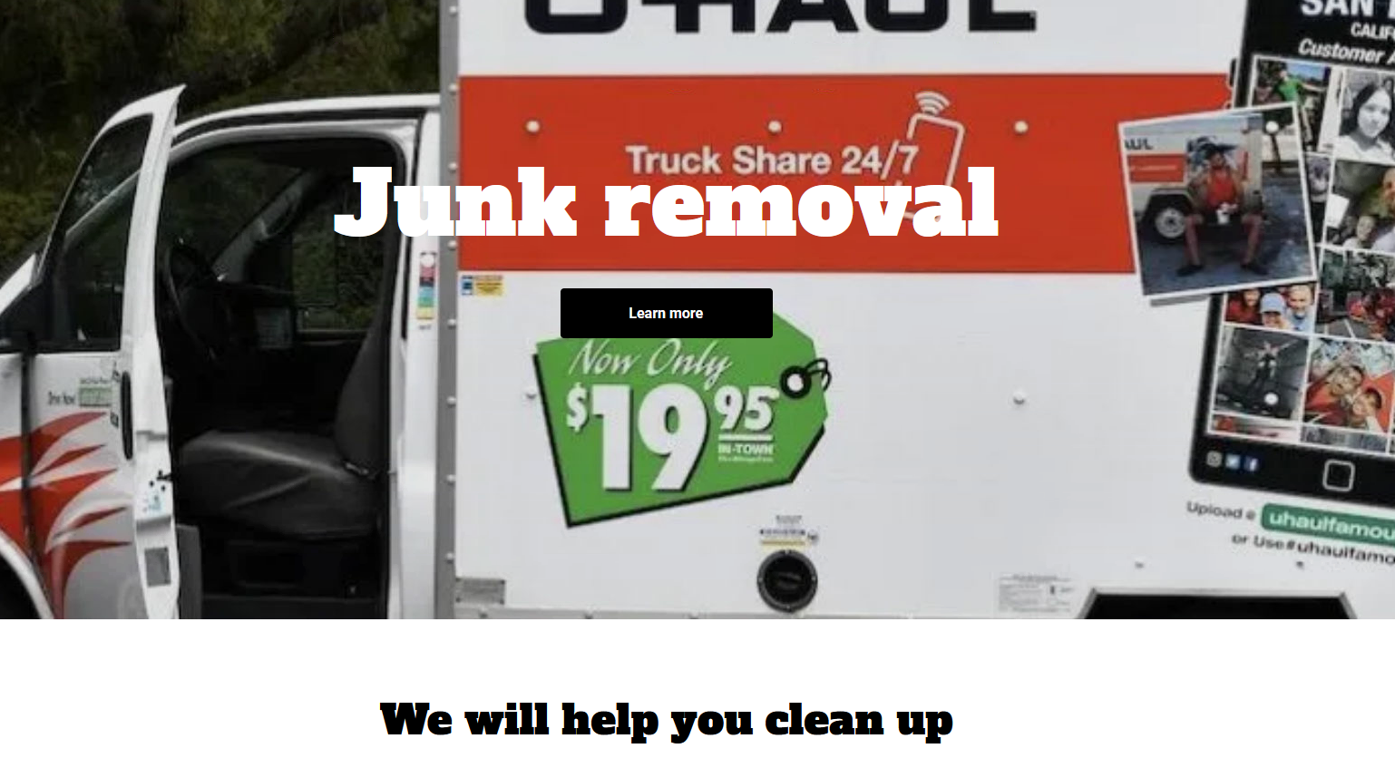 Josue Junk Removal Logo