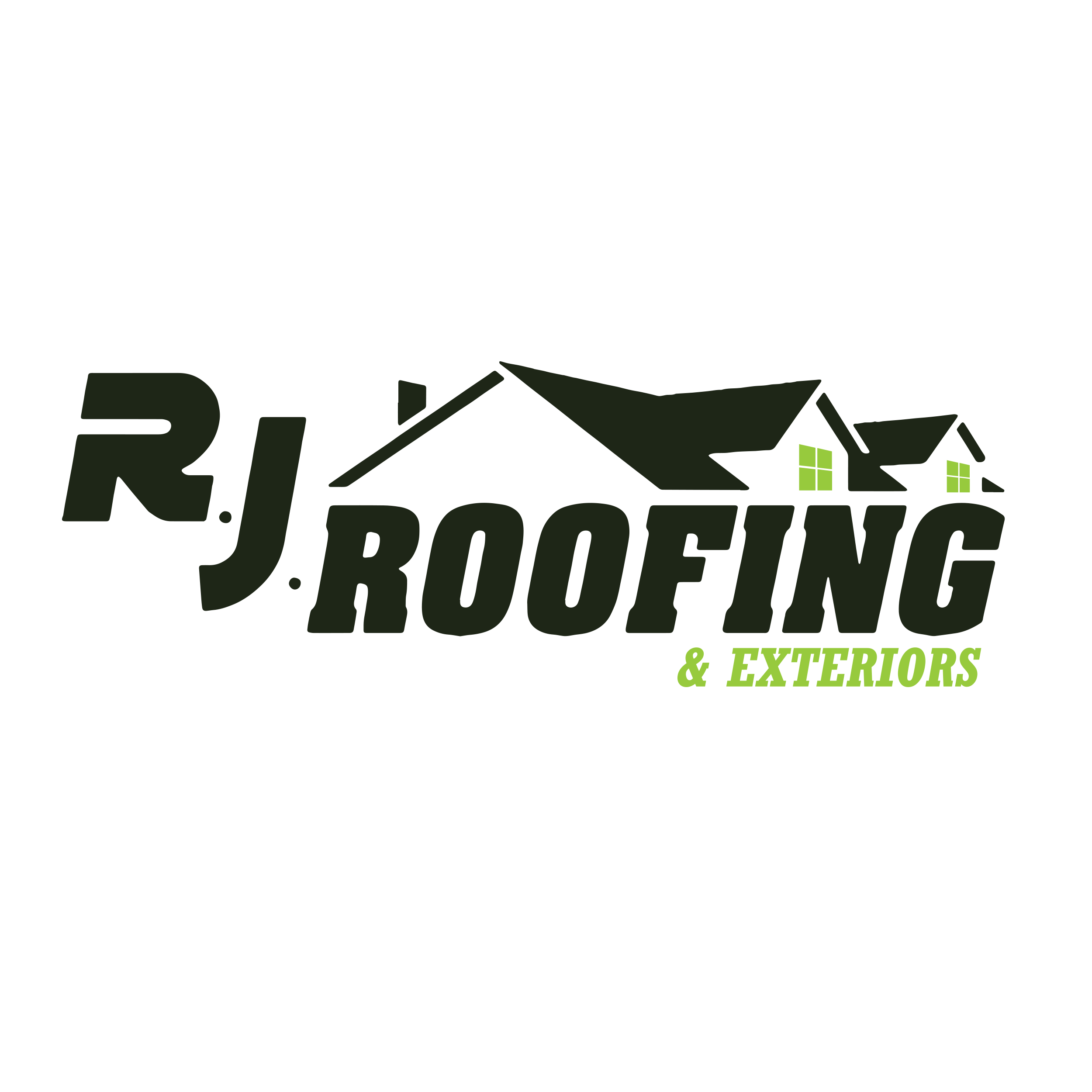 RJ Roofing & Exteriors Logo