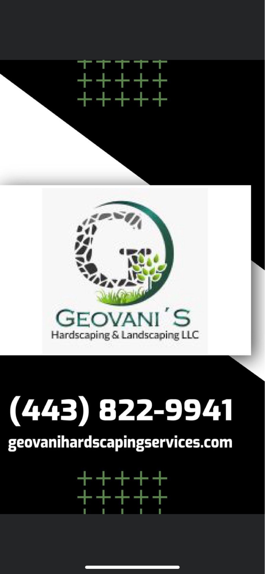Geovani's Hardscaping & Landscaping Logo
