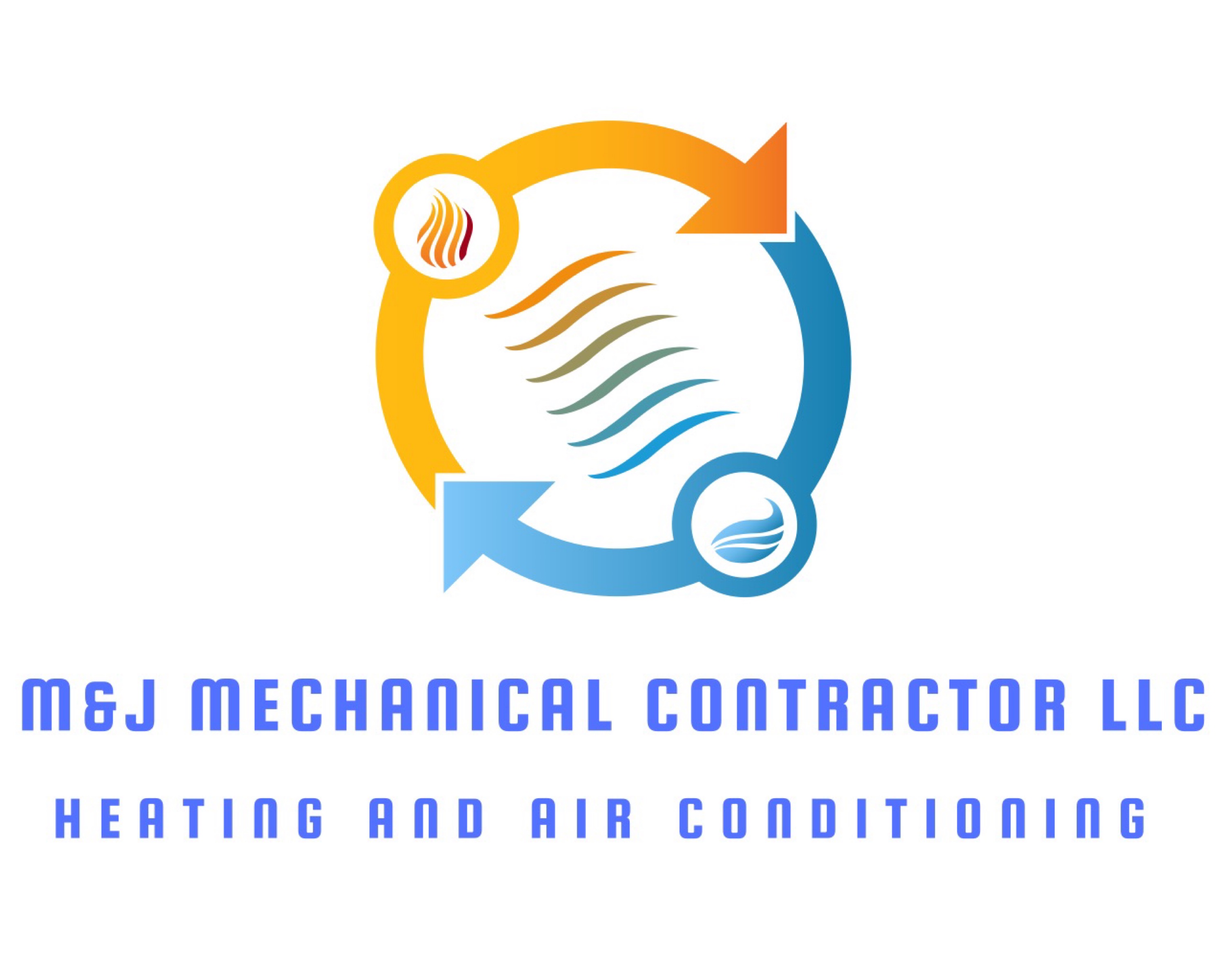 M & J Mechanical Contractor Logo