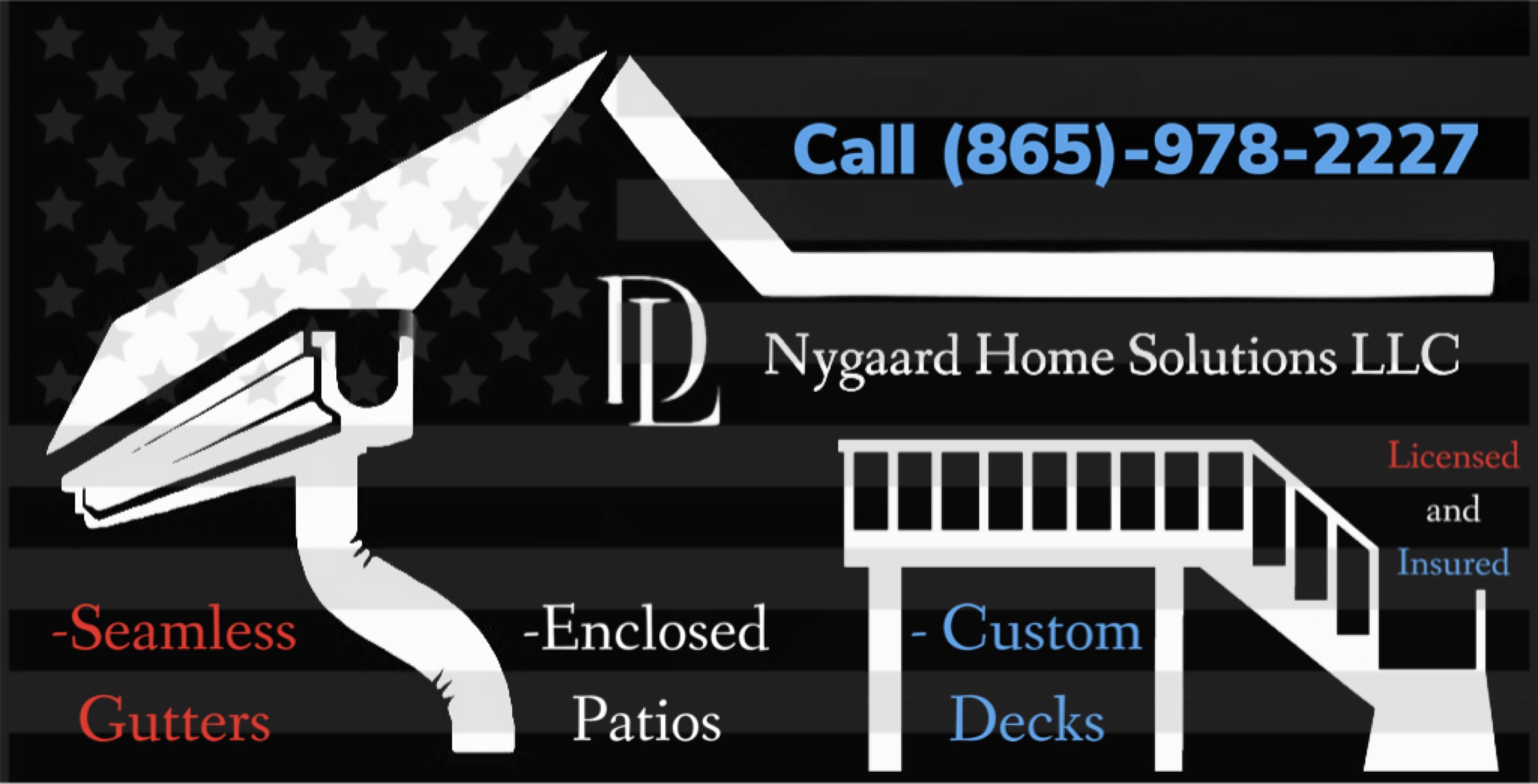 D L NYGAARD Homes Solutions Logo
