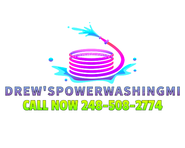 Drew's Power Washing MI Logo