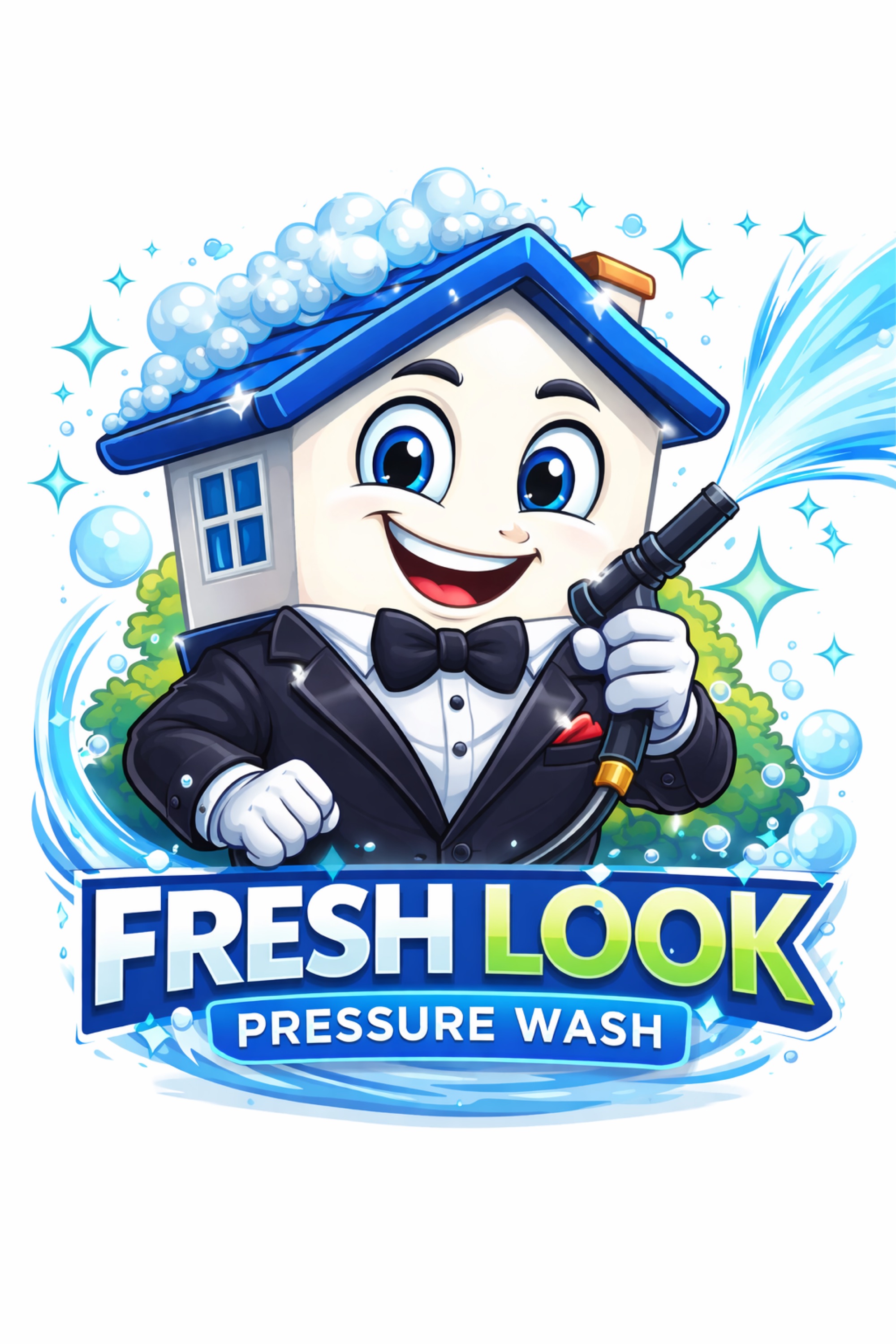 Fresh Look Pressure Washing Logo