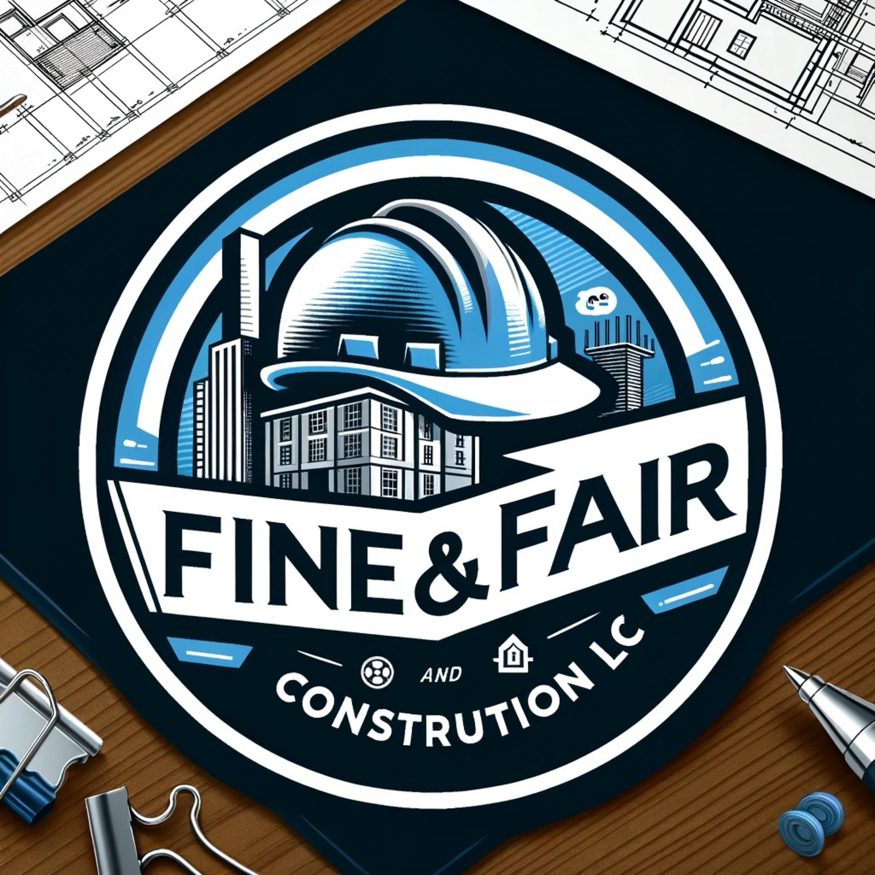 Fine and Fair Construction Logo