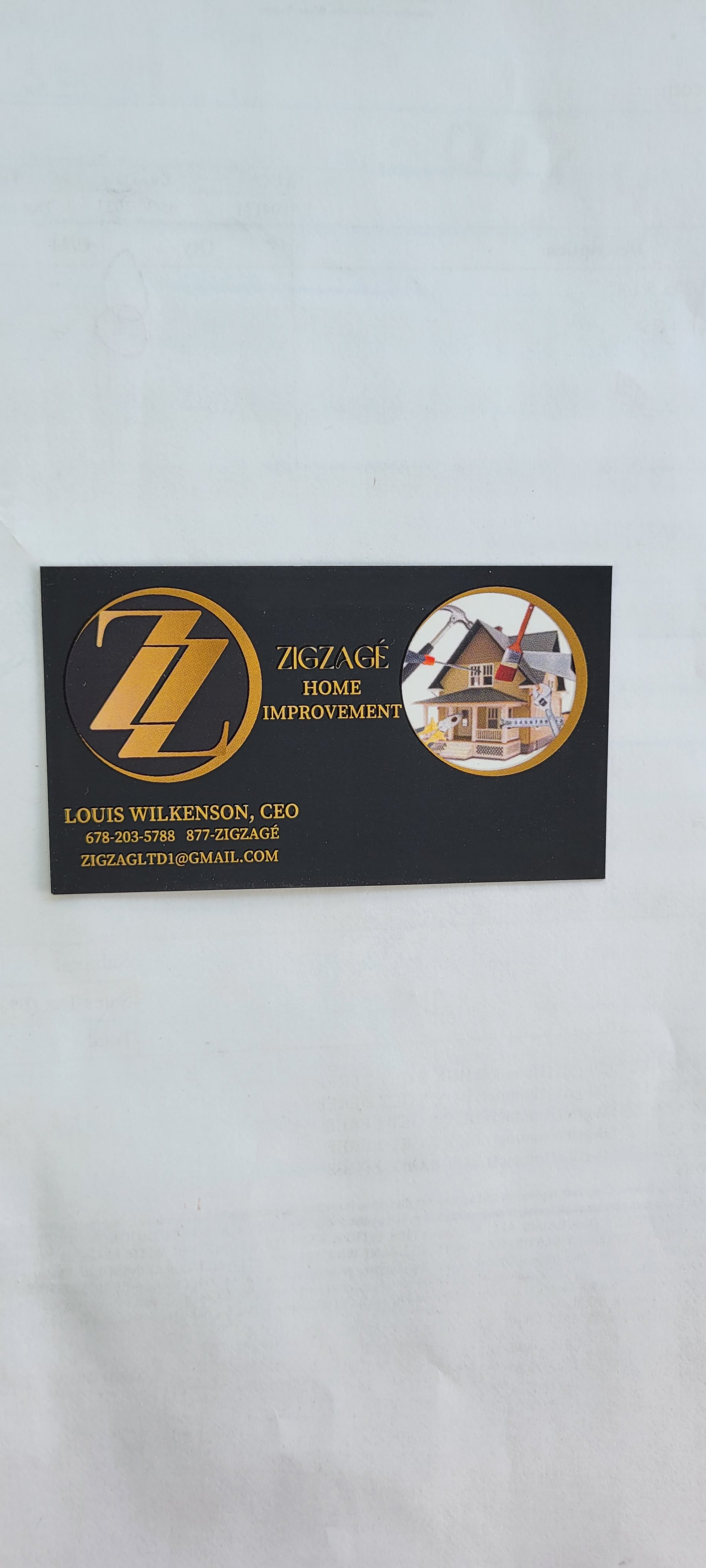 ZIGZAG HOME IMPROVEMENT Logo