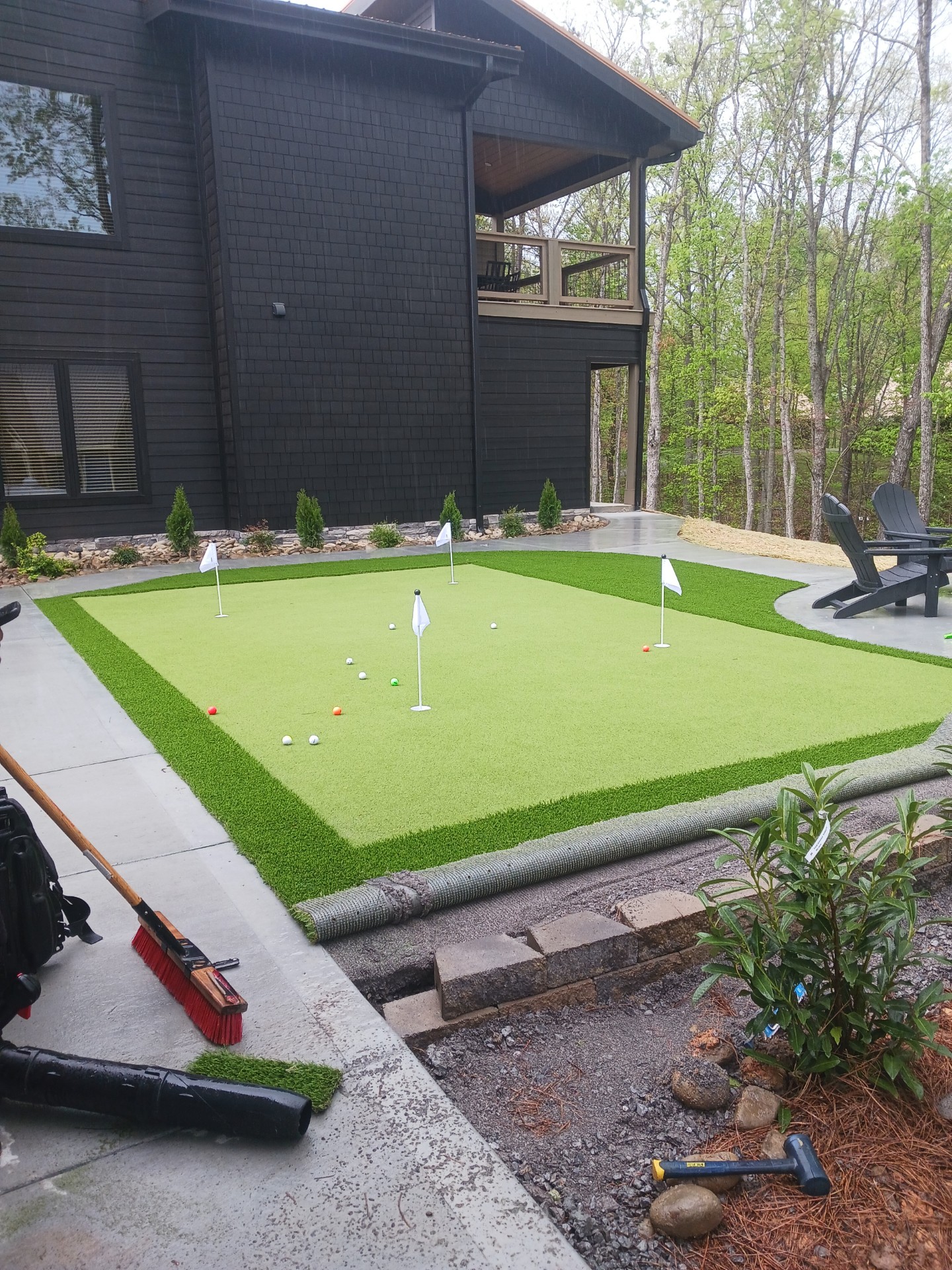 Hardscape Design and Lawn Care Logo