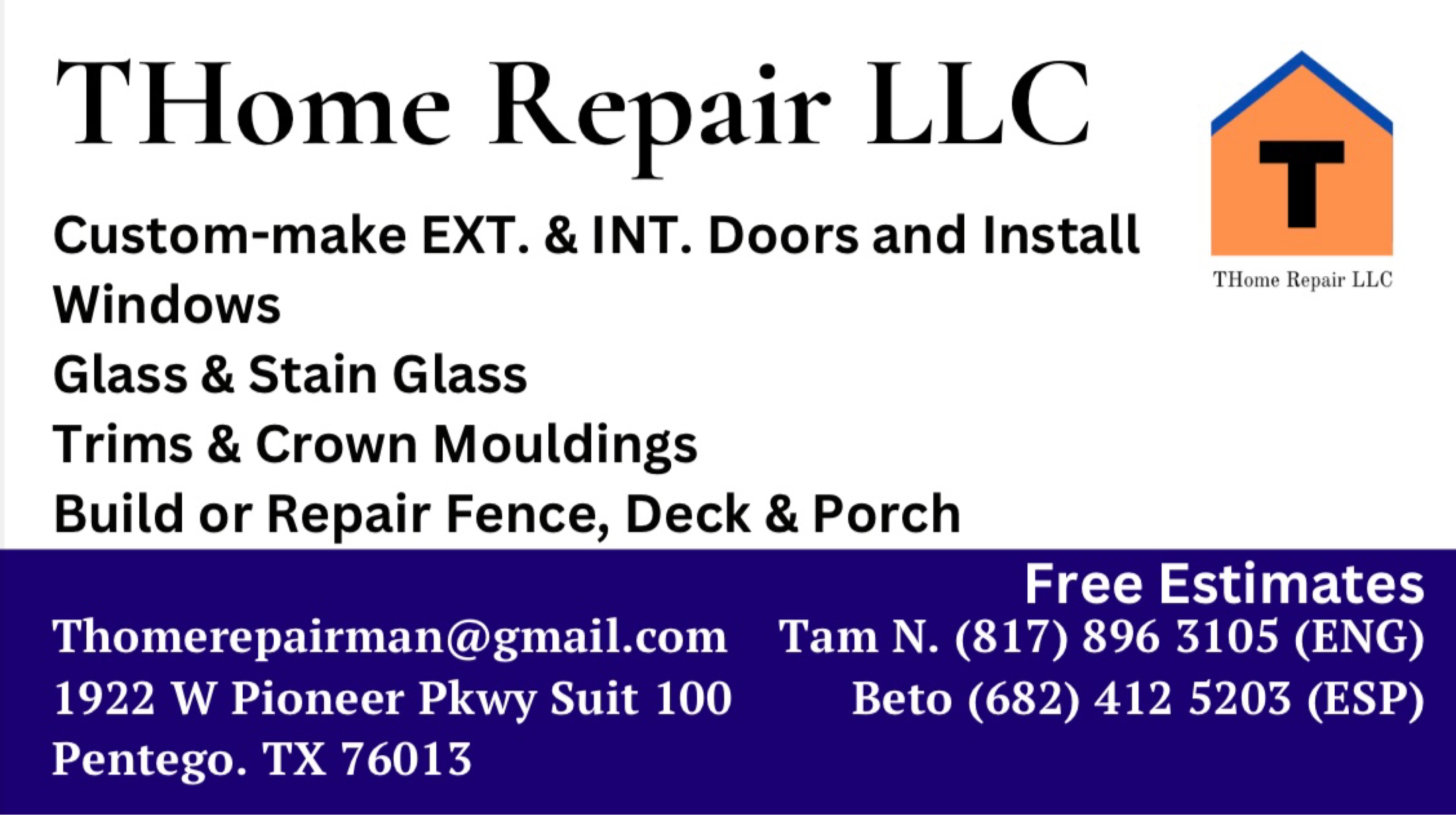 T Home Repair, LLC Logo