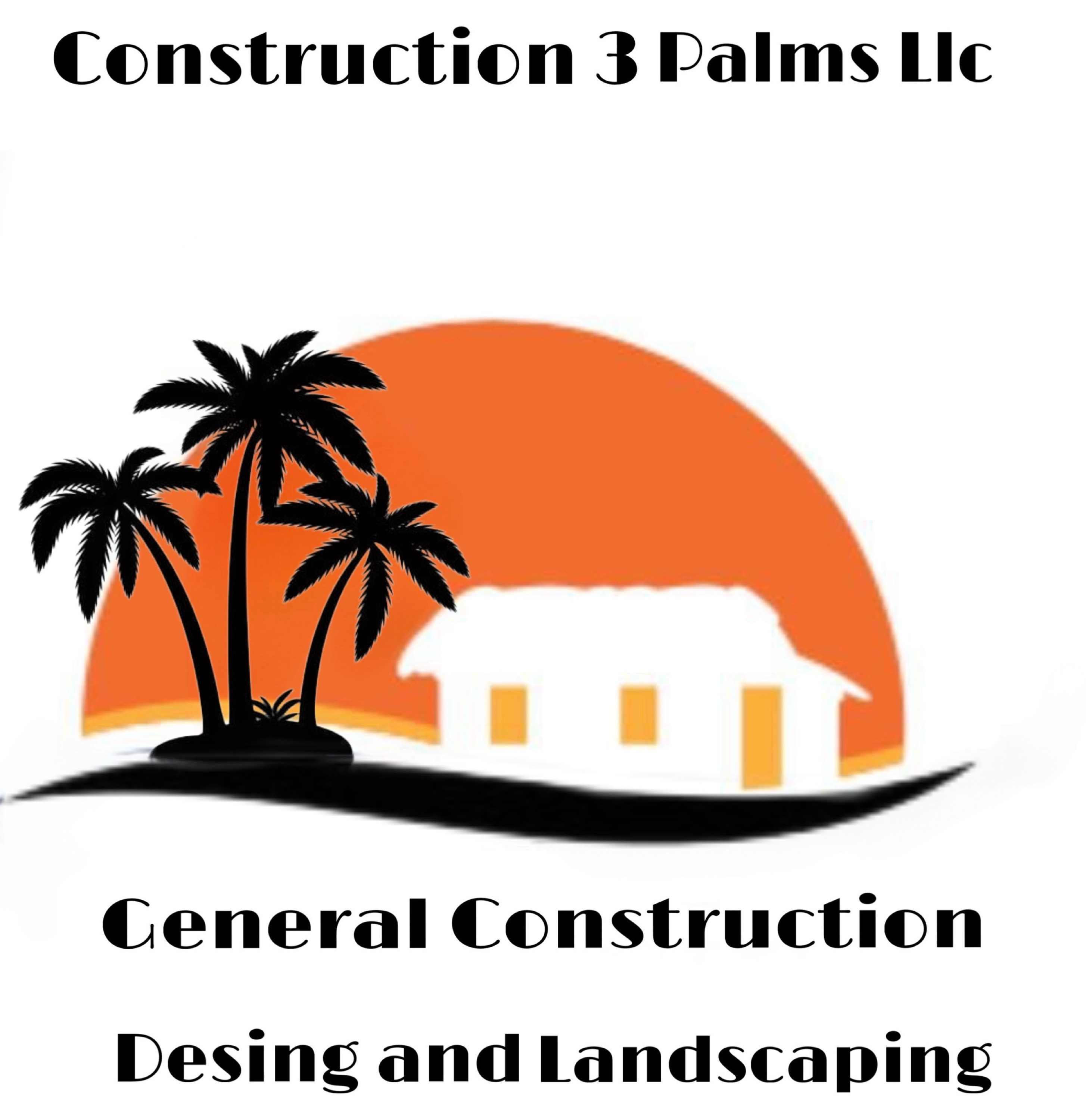 Construction 3 Palms LLC Logo