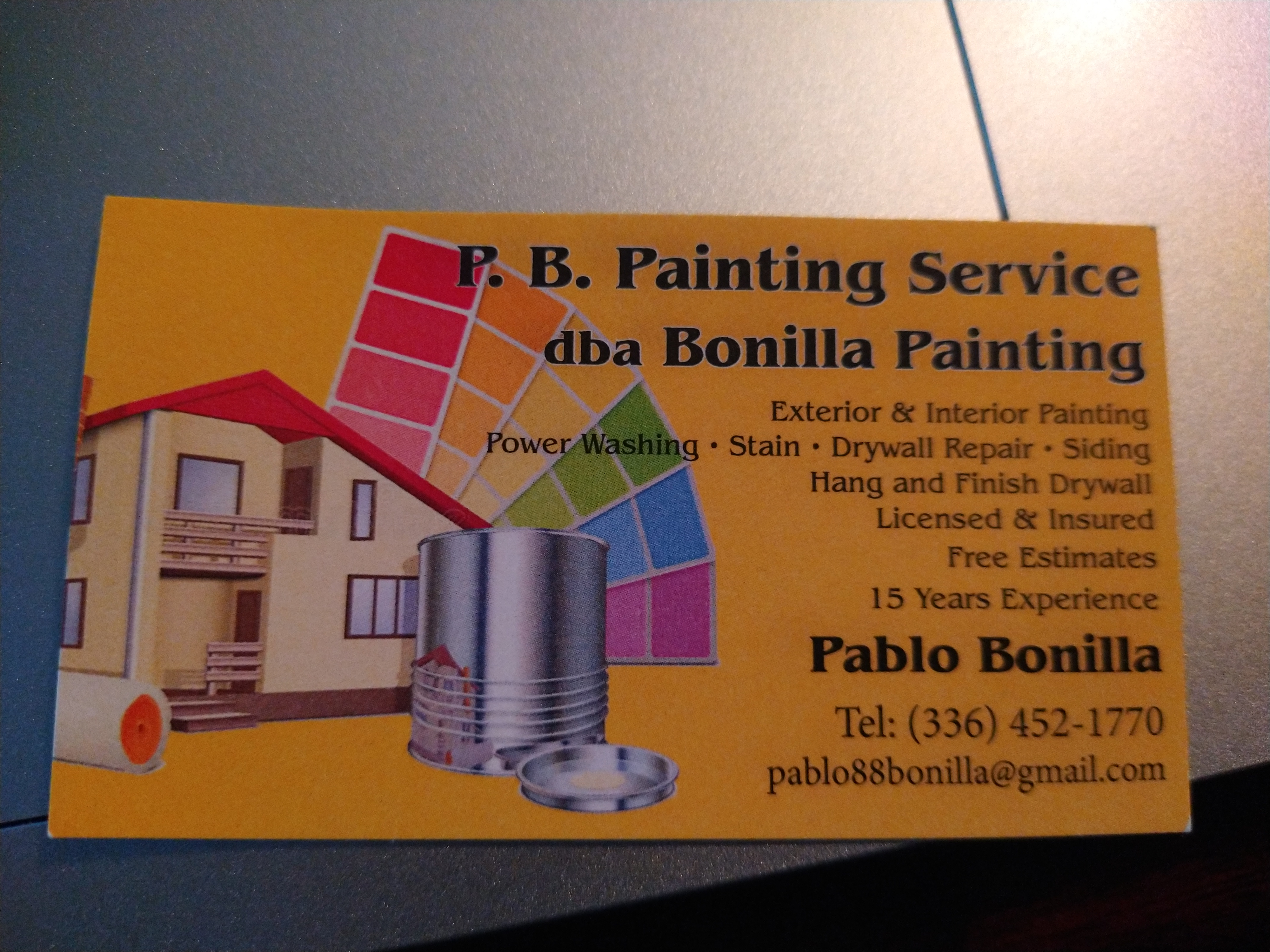 PB Painting Service Logo