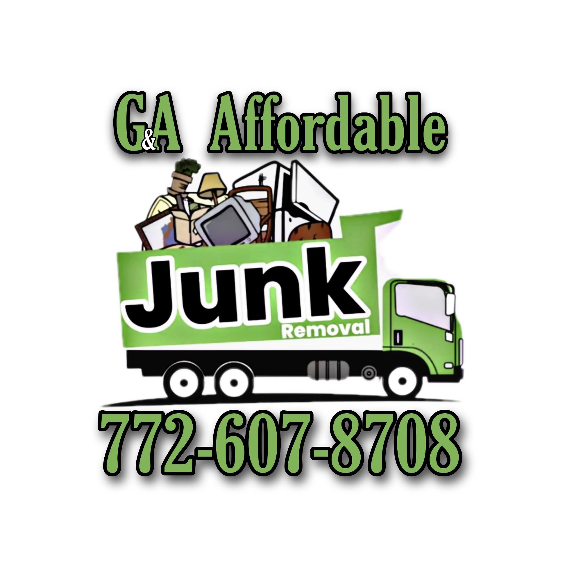 G&A Affordable Junk Removal Logo