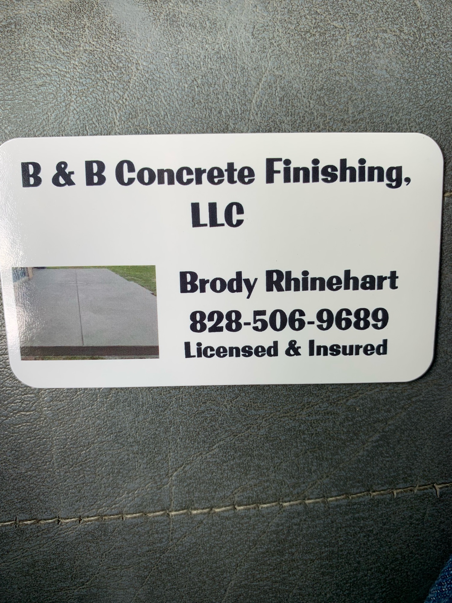 B & B Concrete Finishing, LLC Logo