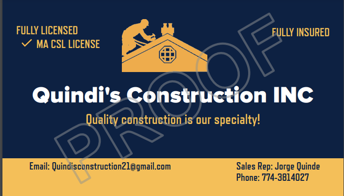 Quindi's Construction, Inc. Logo