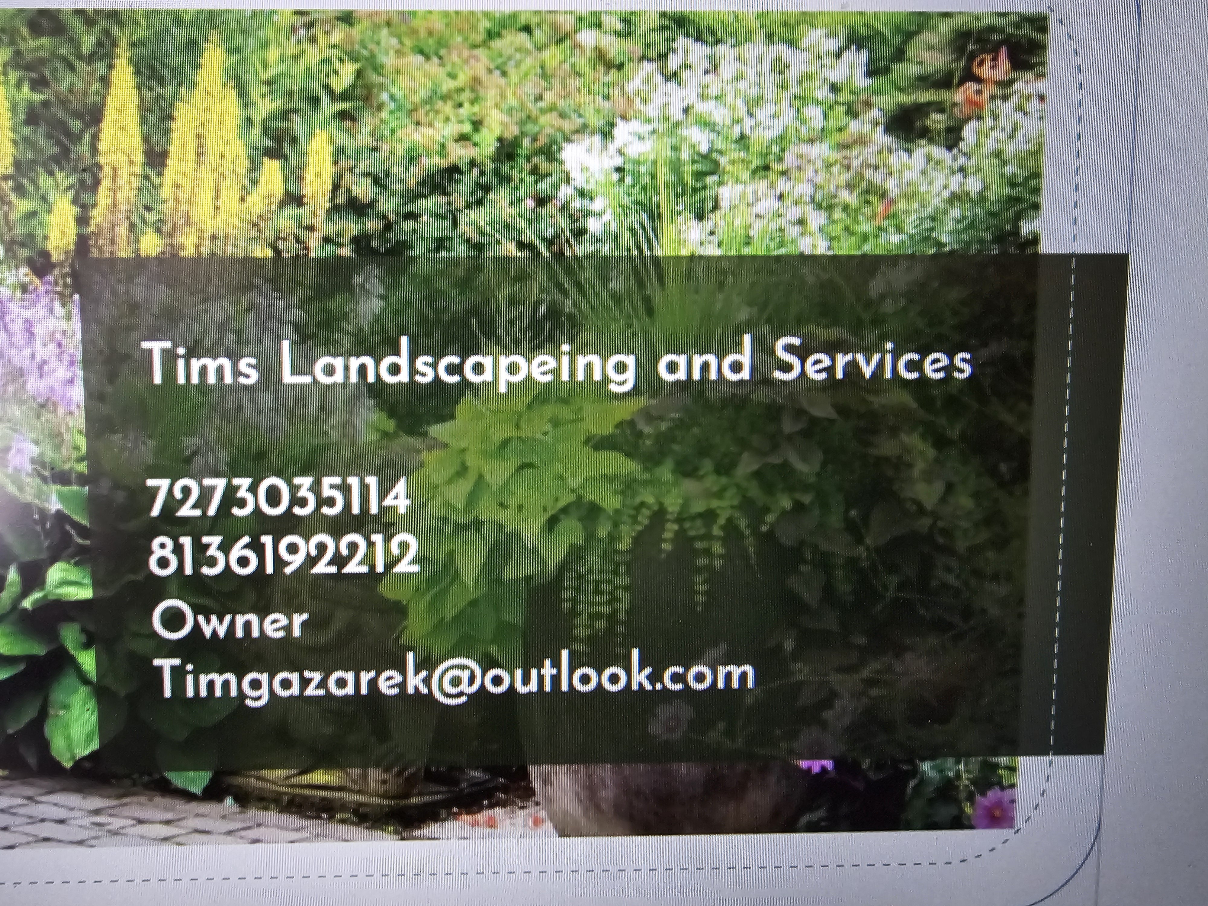 Tims Landscaping & Services Logo