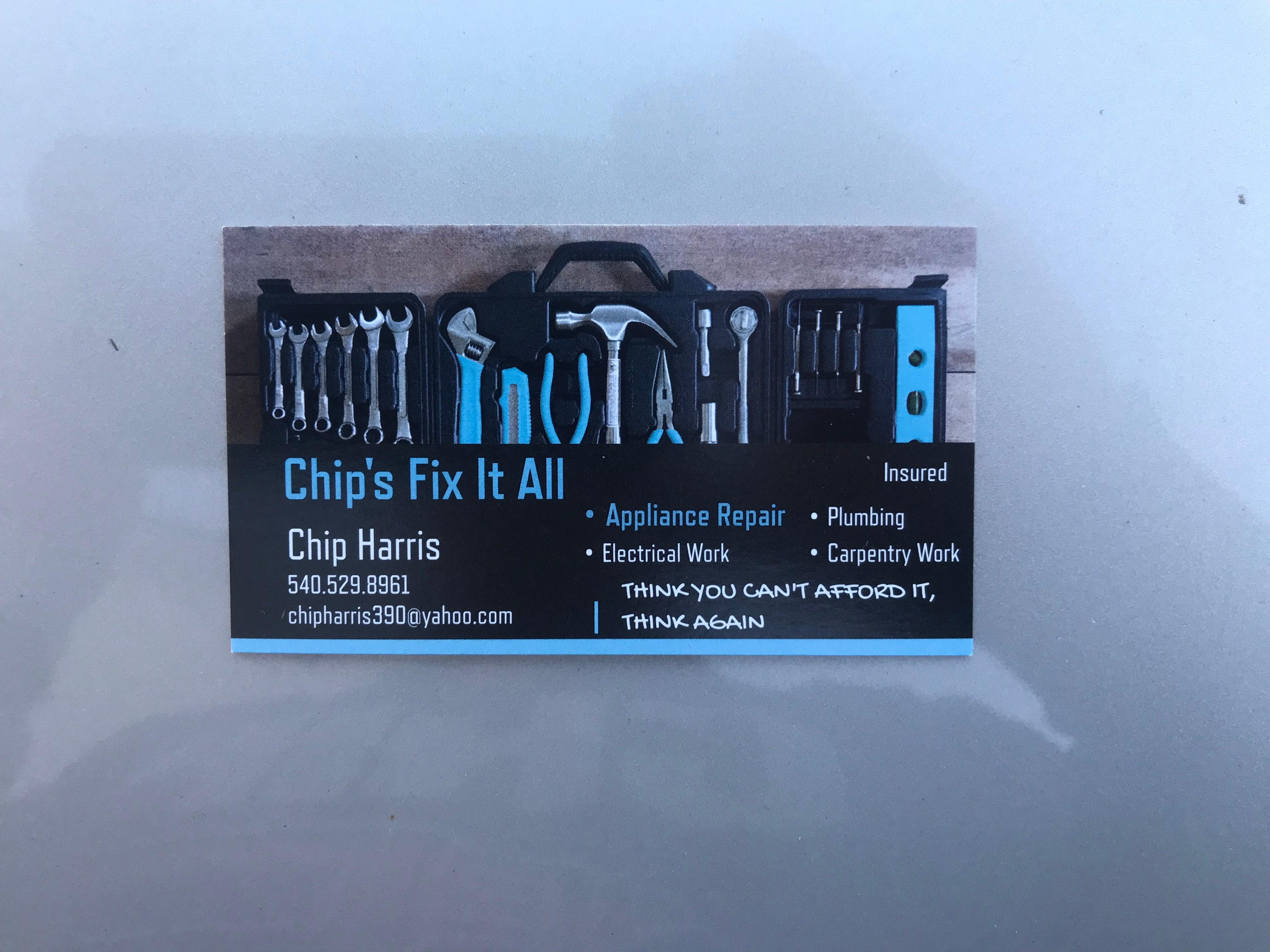 Chip's Fix-It-All Logo