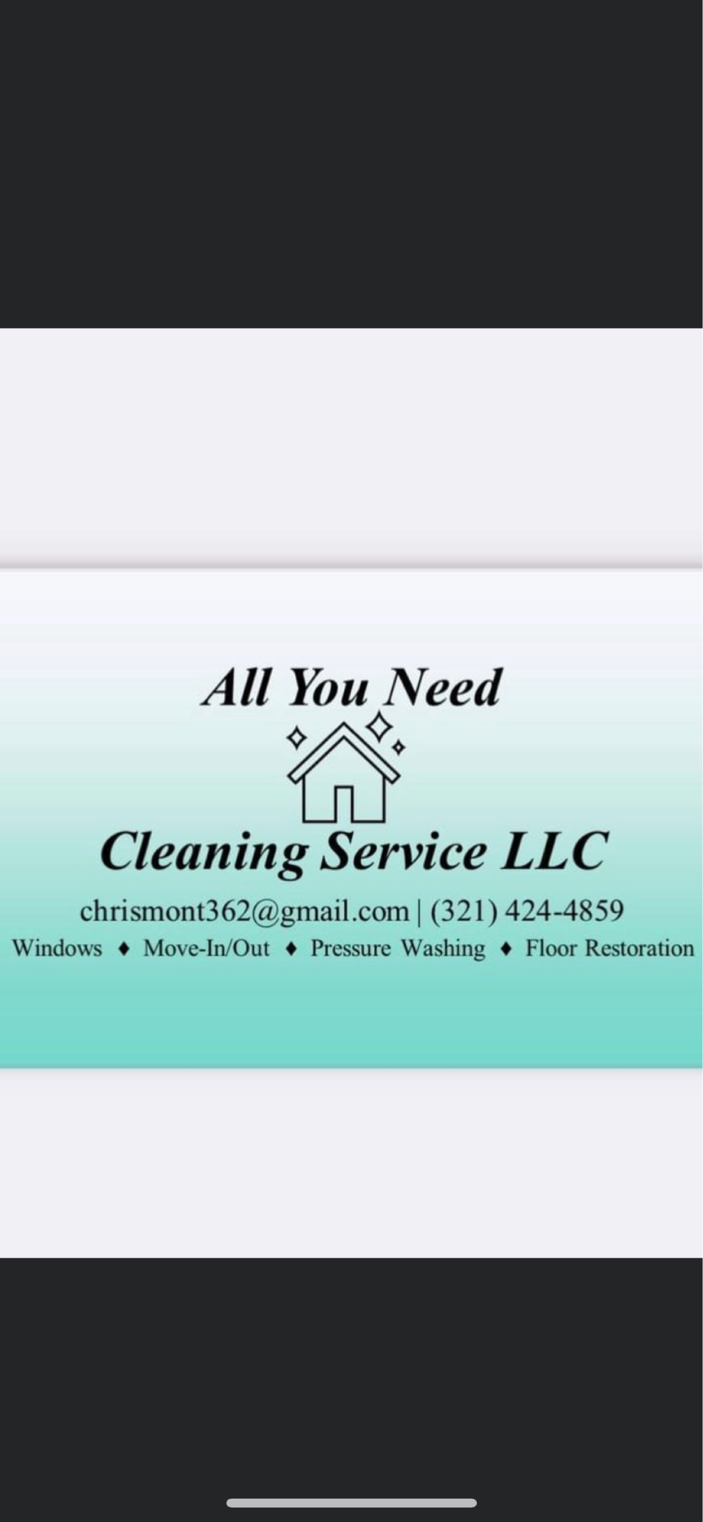 All You Need Cleaning Services Logo