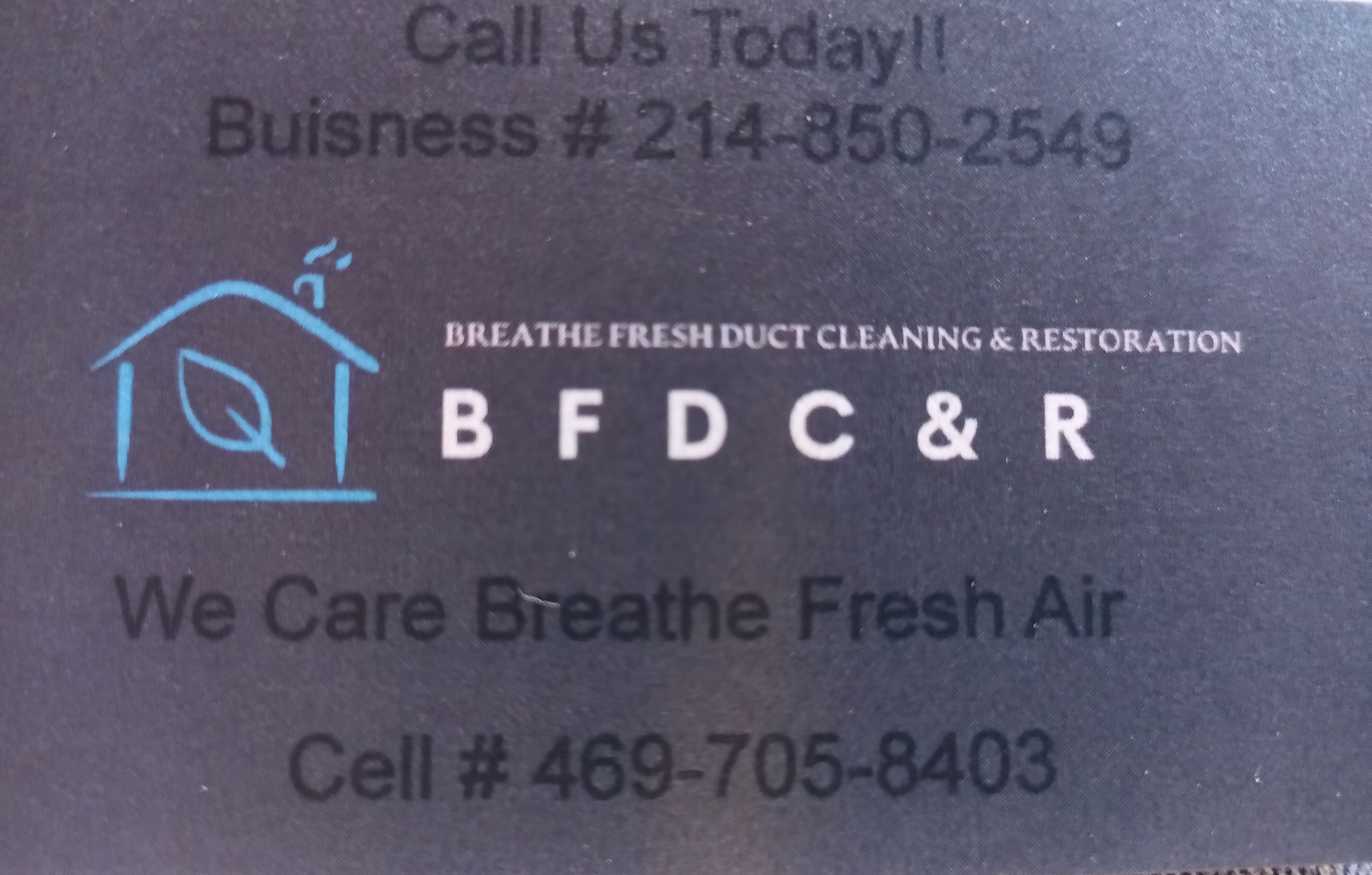 Breathe Fresh Duct Cleaning and Restoration Logo
