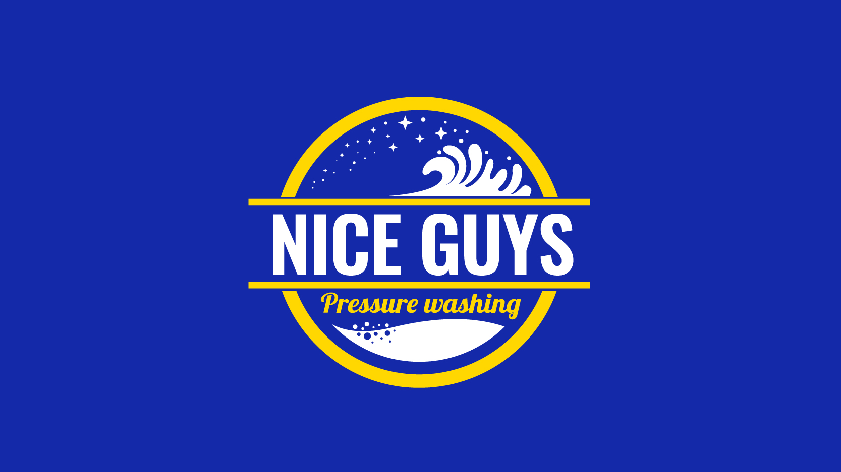 Nice Guys Pressure Washing Logo