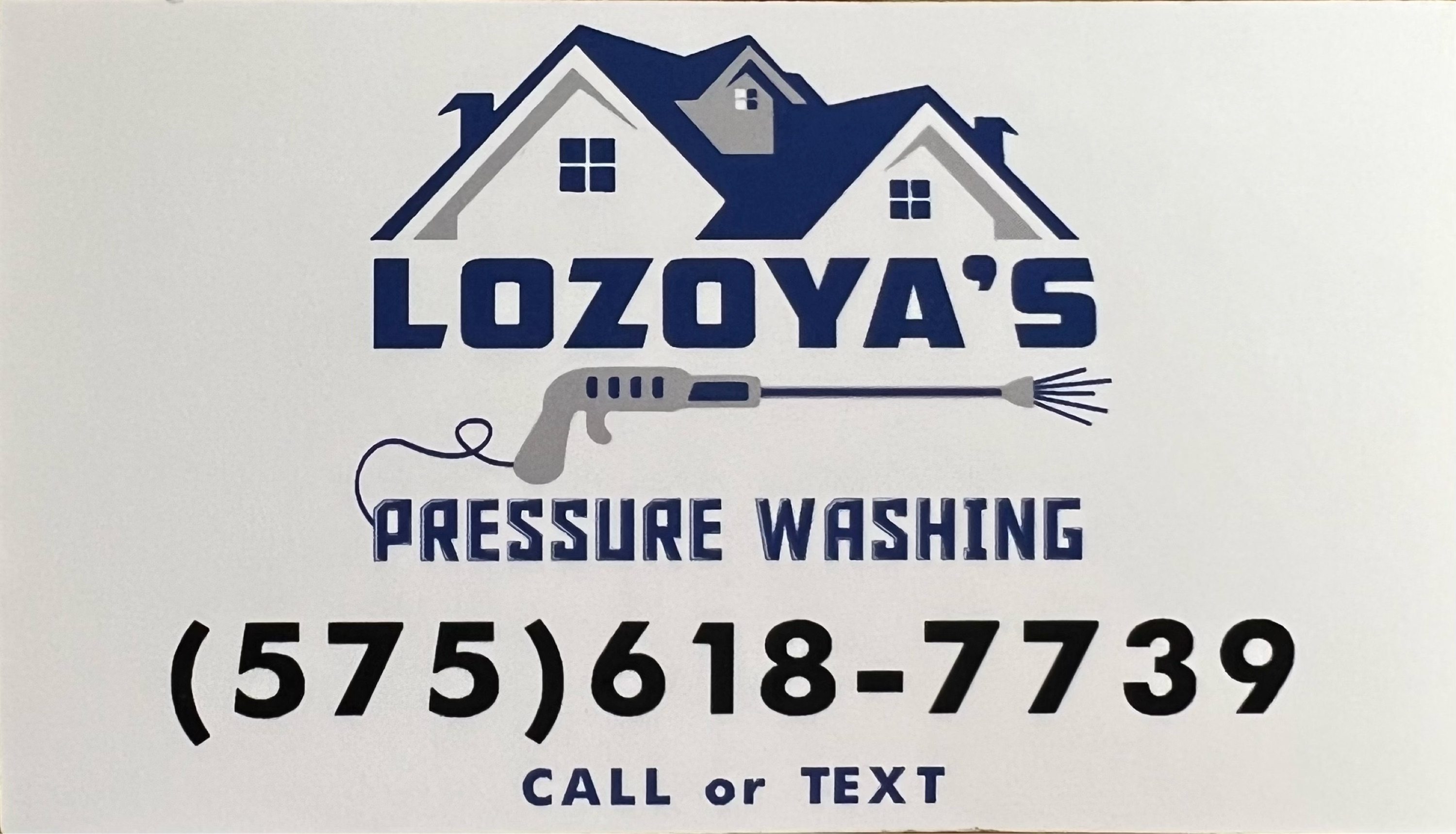 Lozoya's Pressure Washing Logo
