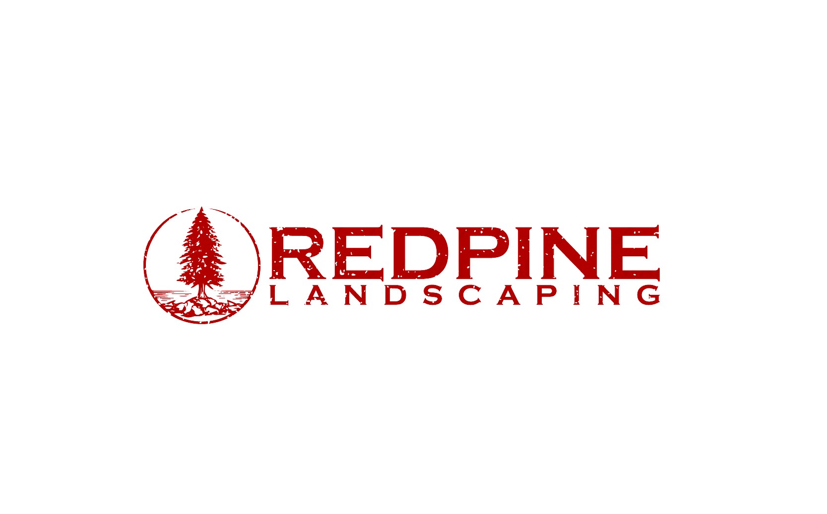 Red Pine Landscaping Logo
