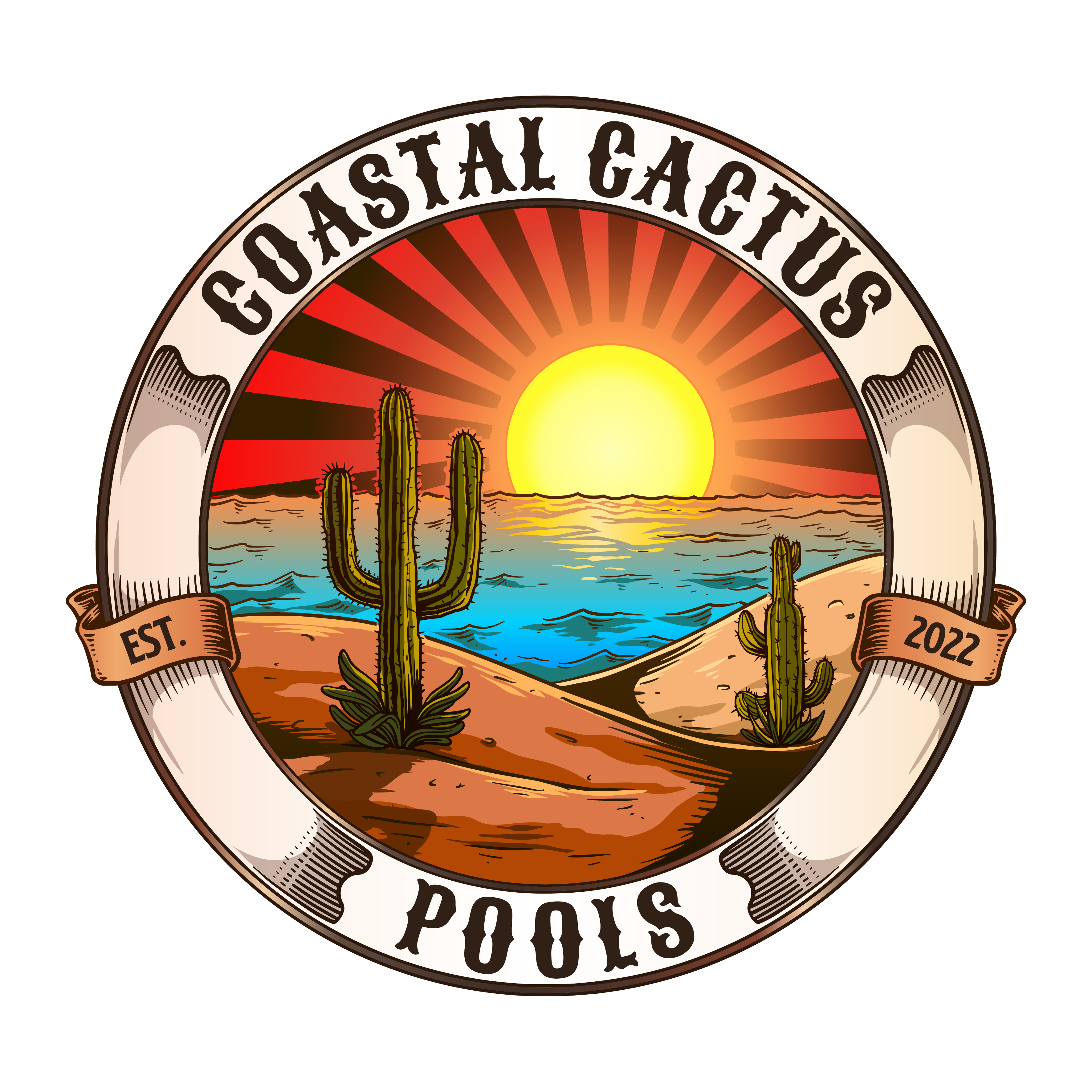 Coastal Cactus Pools Logo