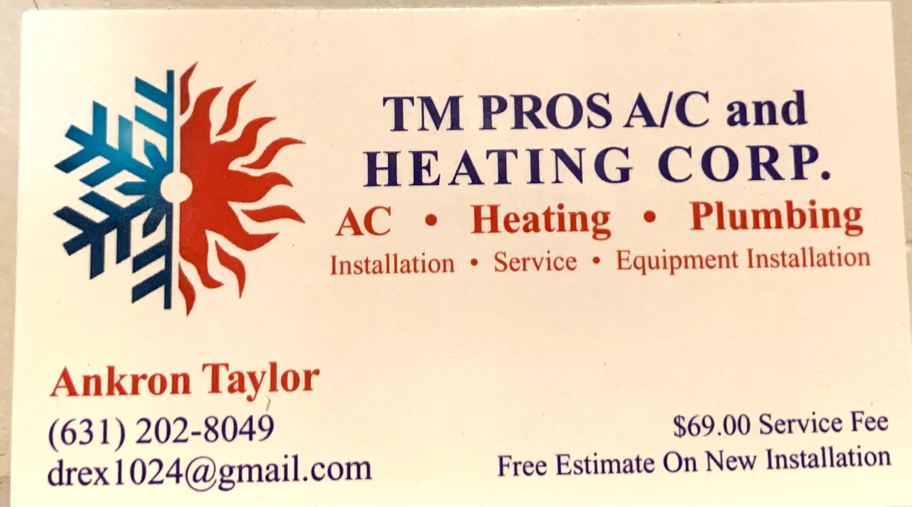 TM Pros AC & Heating Corp. Logo