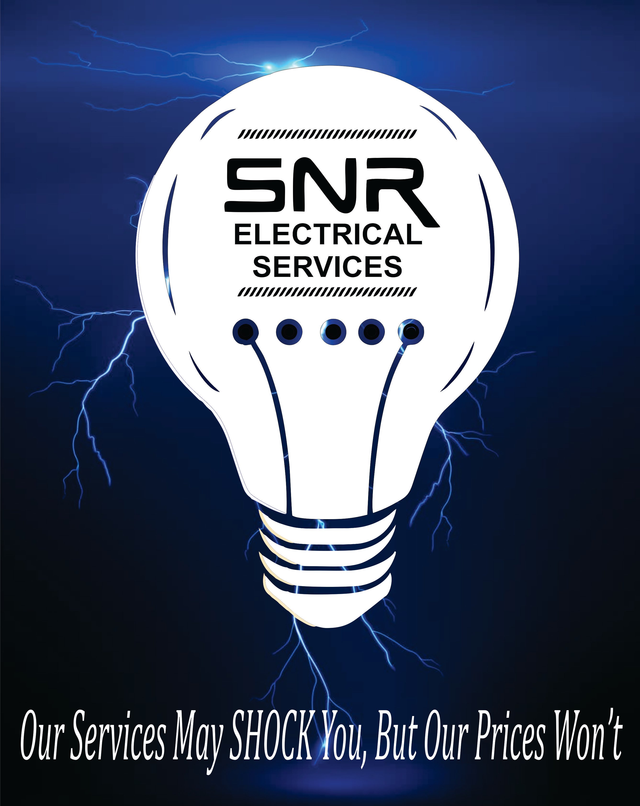S.N.R. Electrical Services Logo