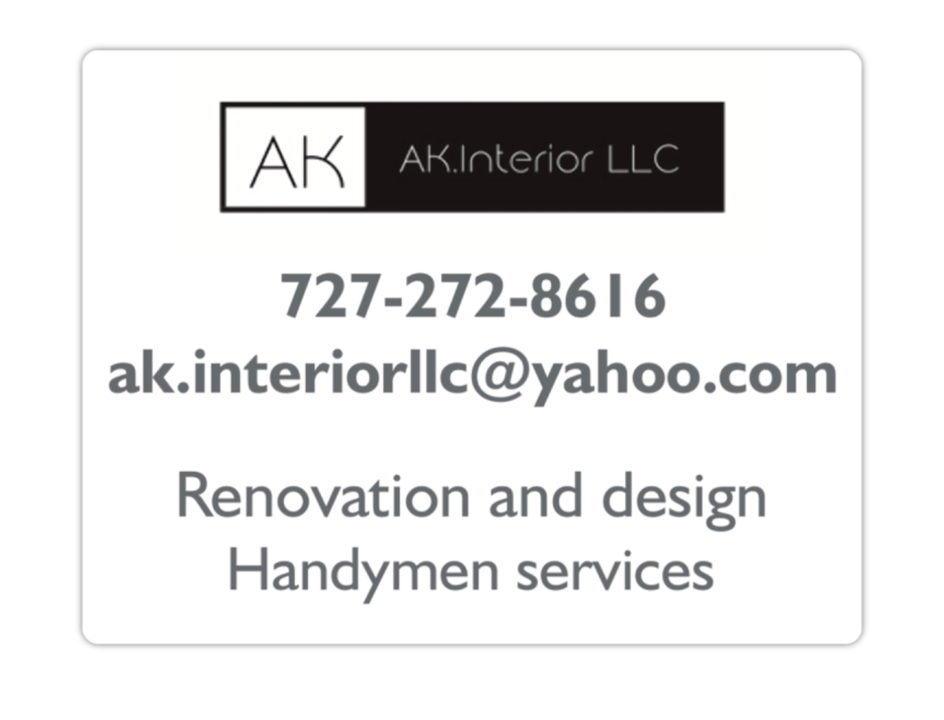 AK.Interior LLC Logo