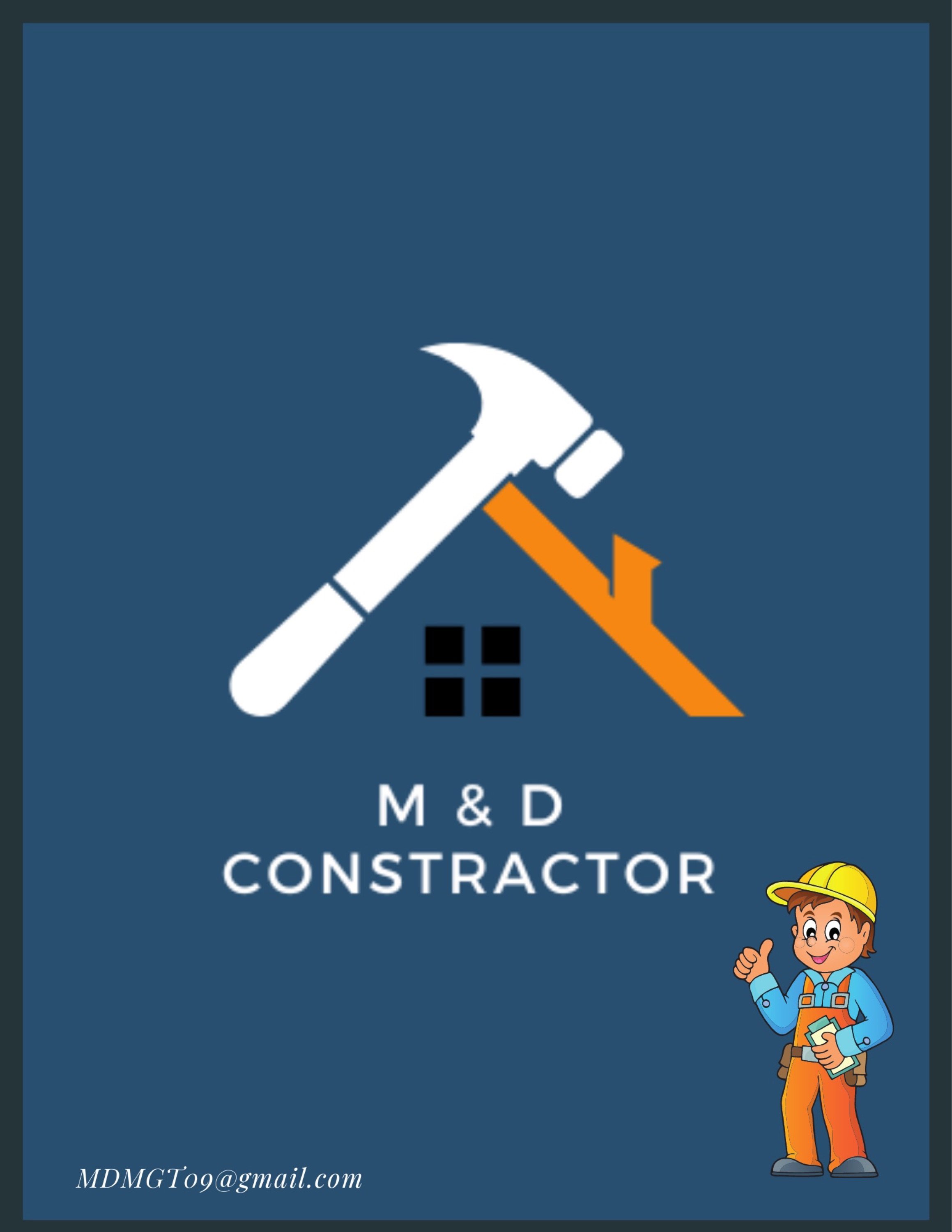 M&D Contractor Logo
