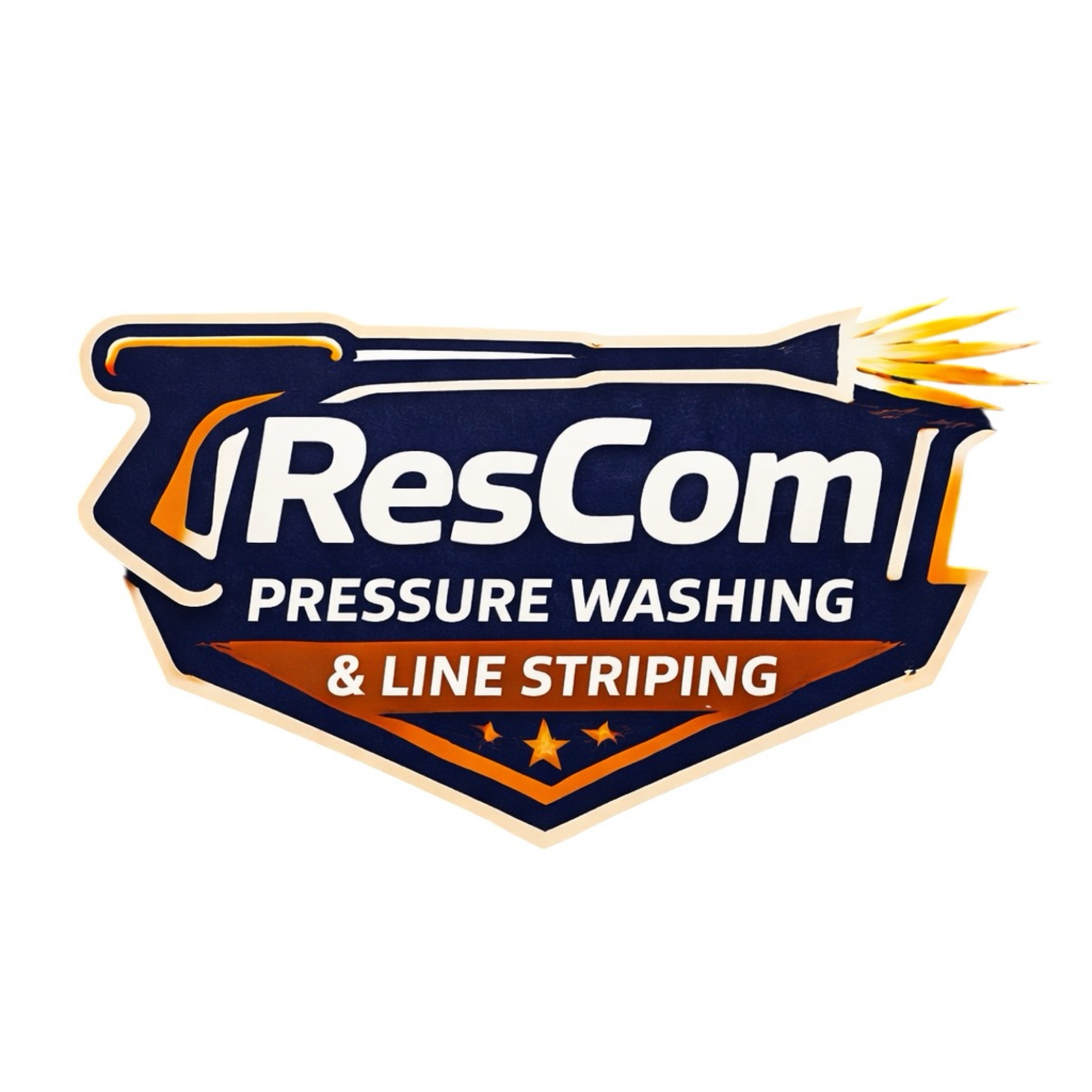 Rescom Pressure Washing Logo