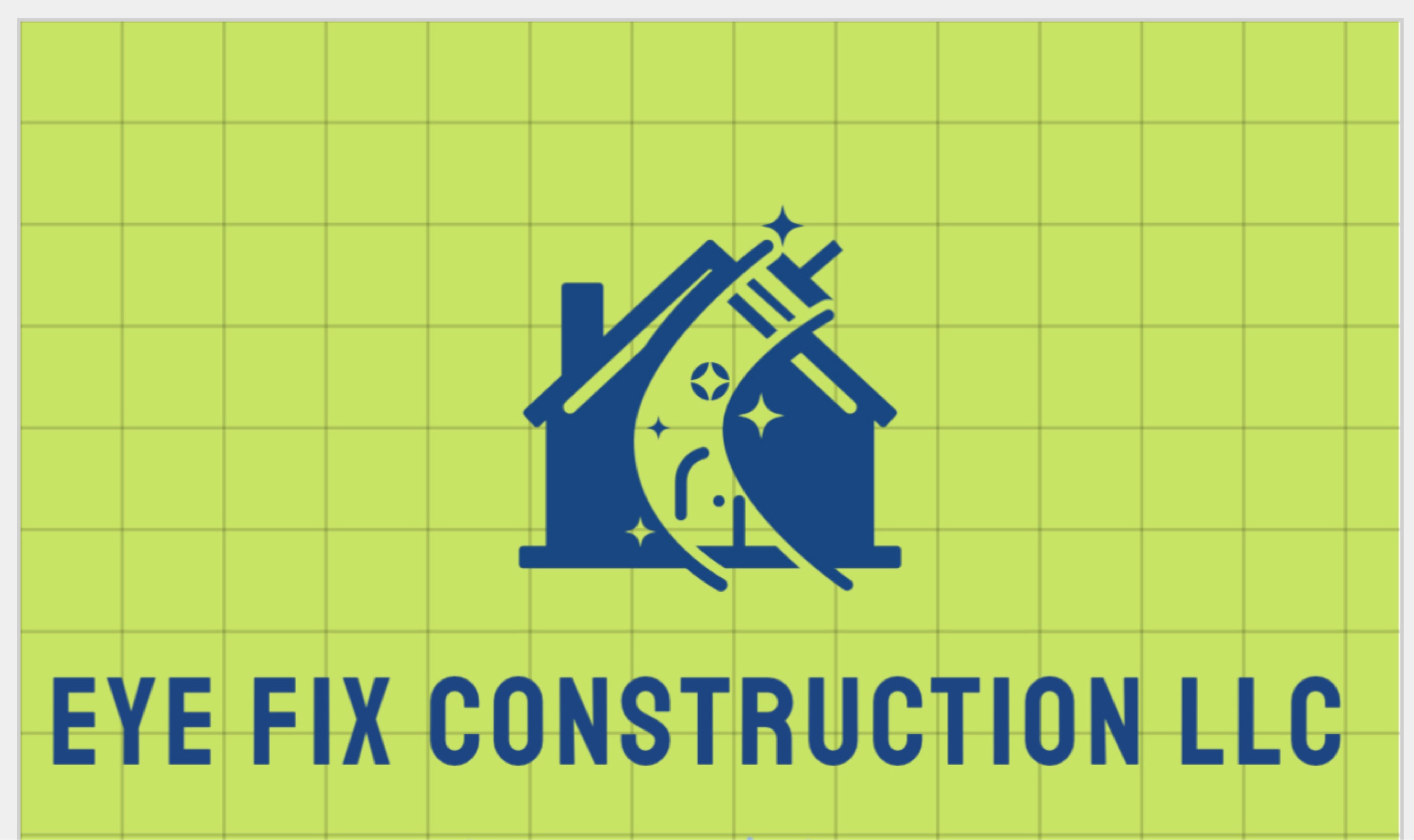 Eye Fix Construction Logo