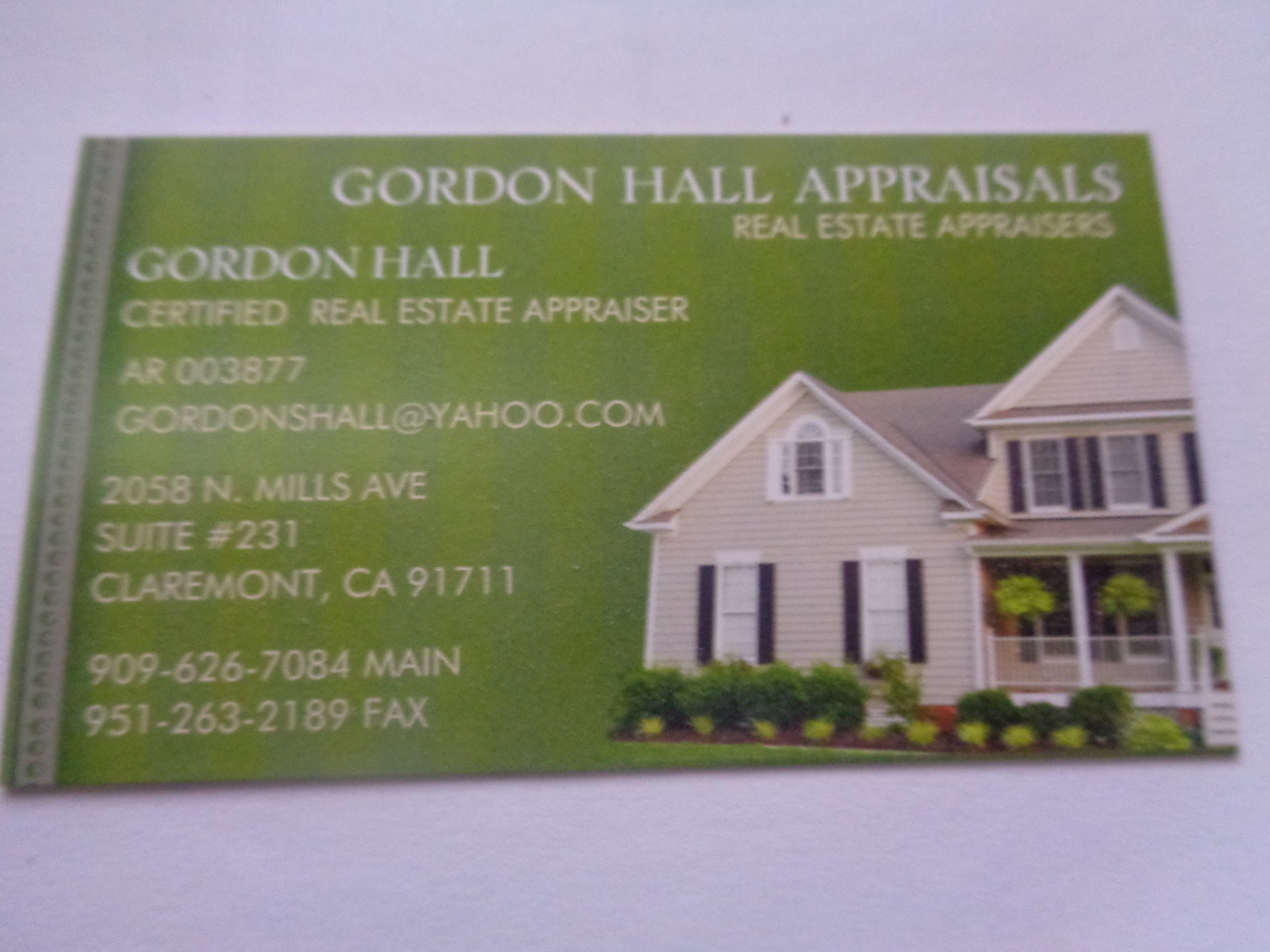 Gordon Hall Appraisals, Inc Logo