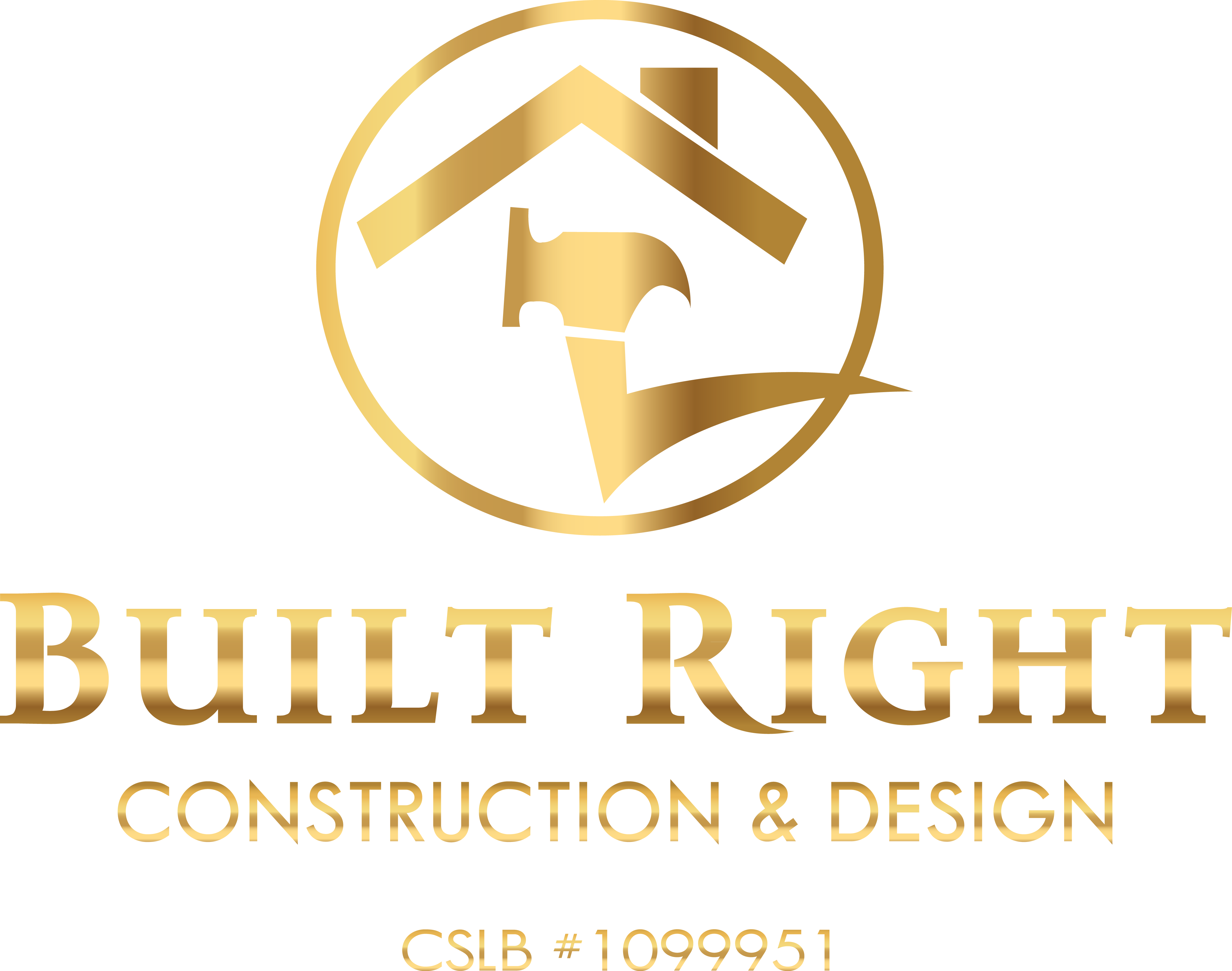 Built Right Construction & Design Logo