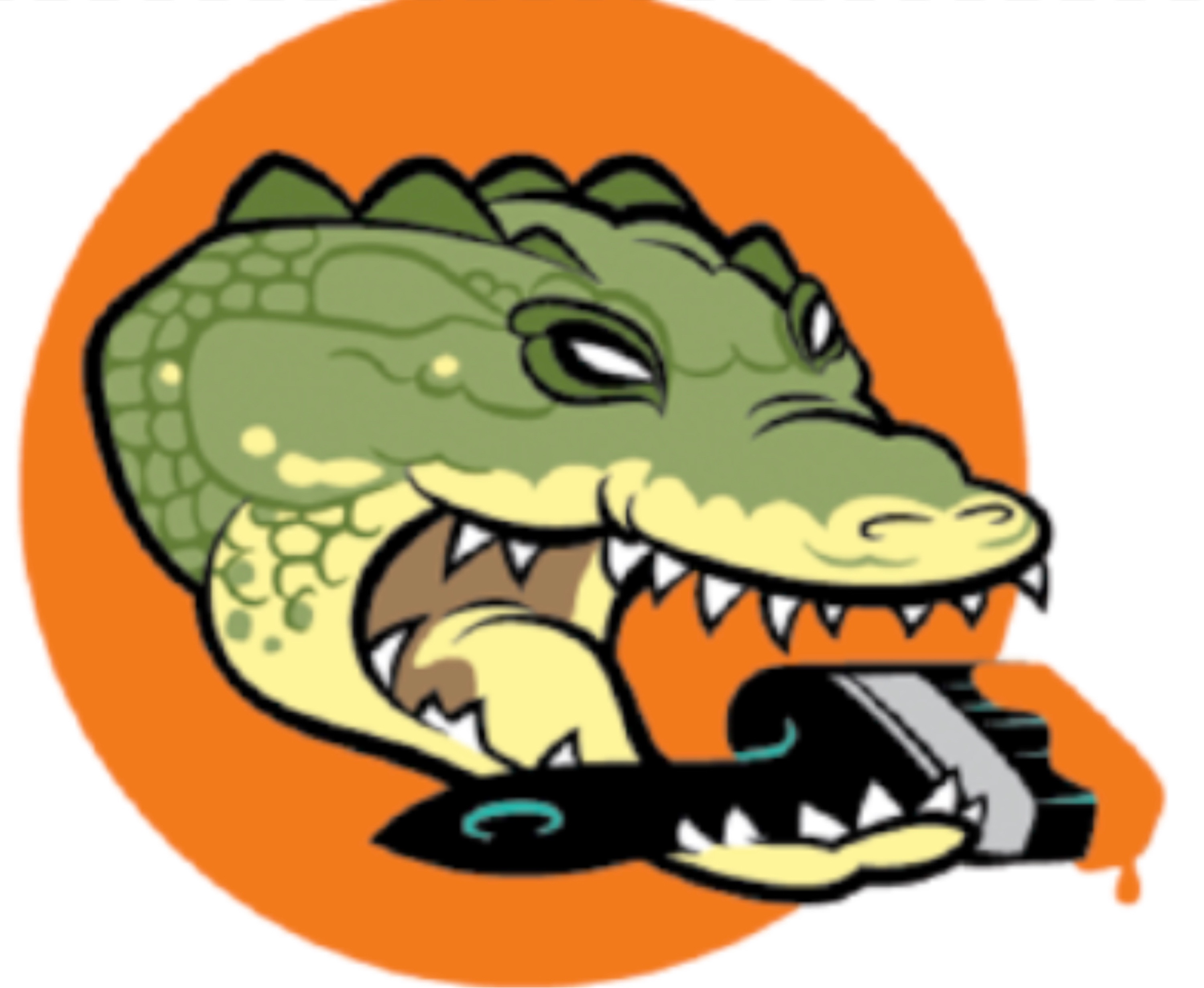 Croc Painting Company Logo