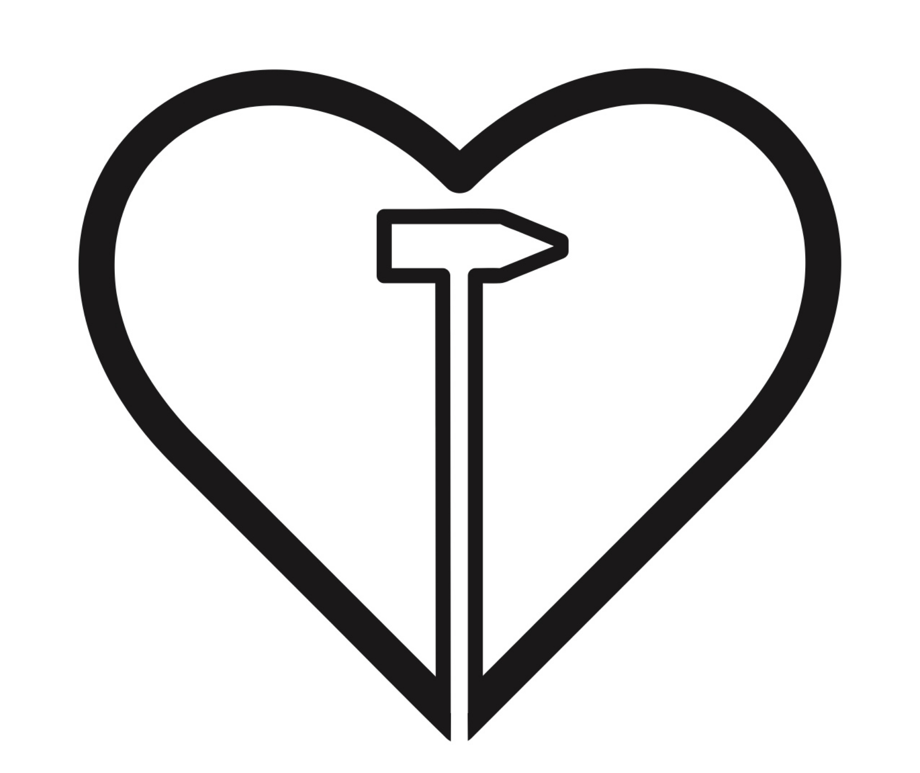 Heart and Hammer Handyman Logo
