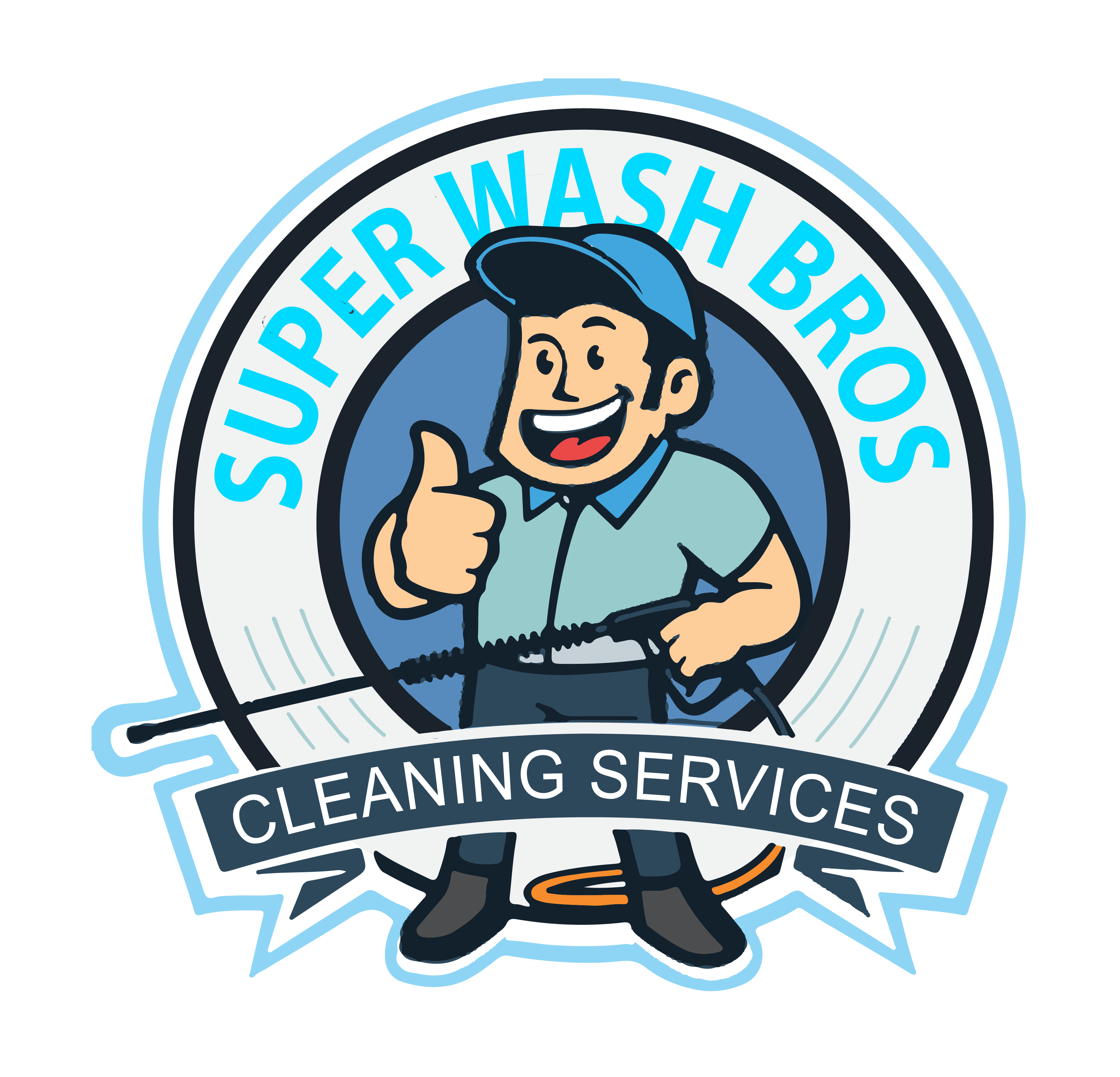 Super Wash Bro's Logo
