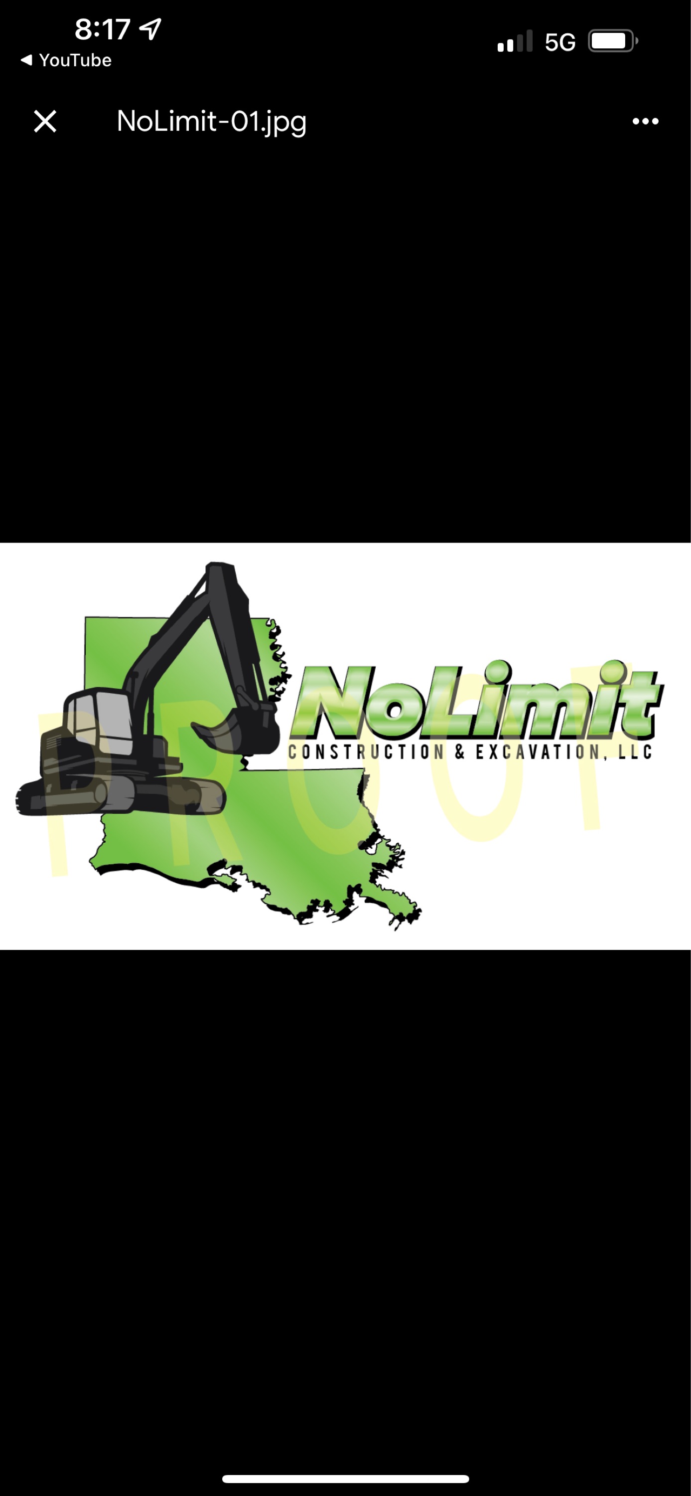 No Limit Construction & Excavation Logo