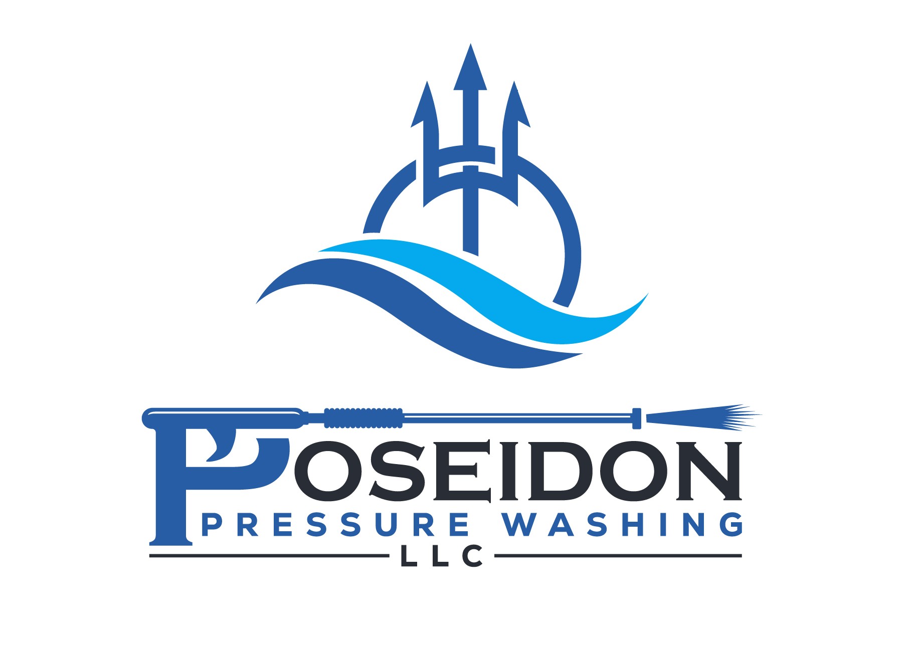 Poseidon Pressure Washing Logo