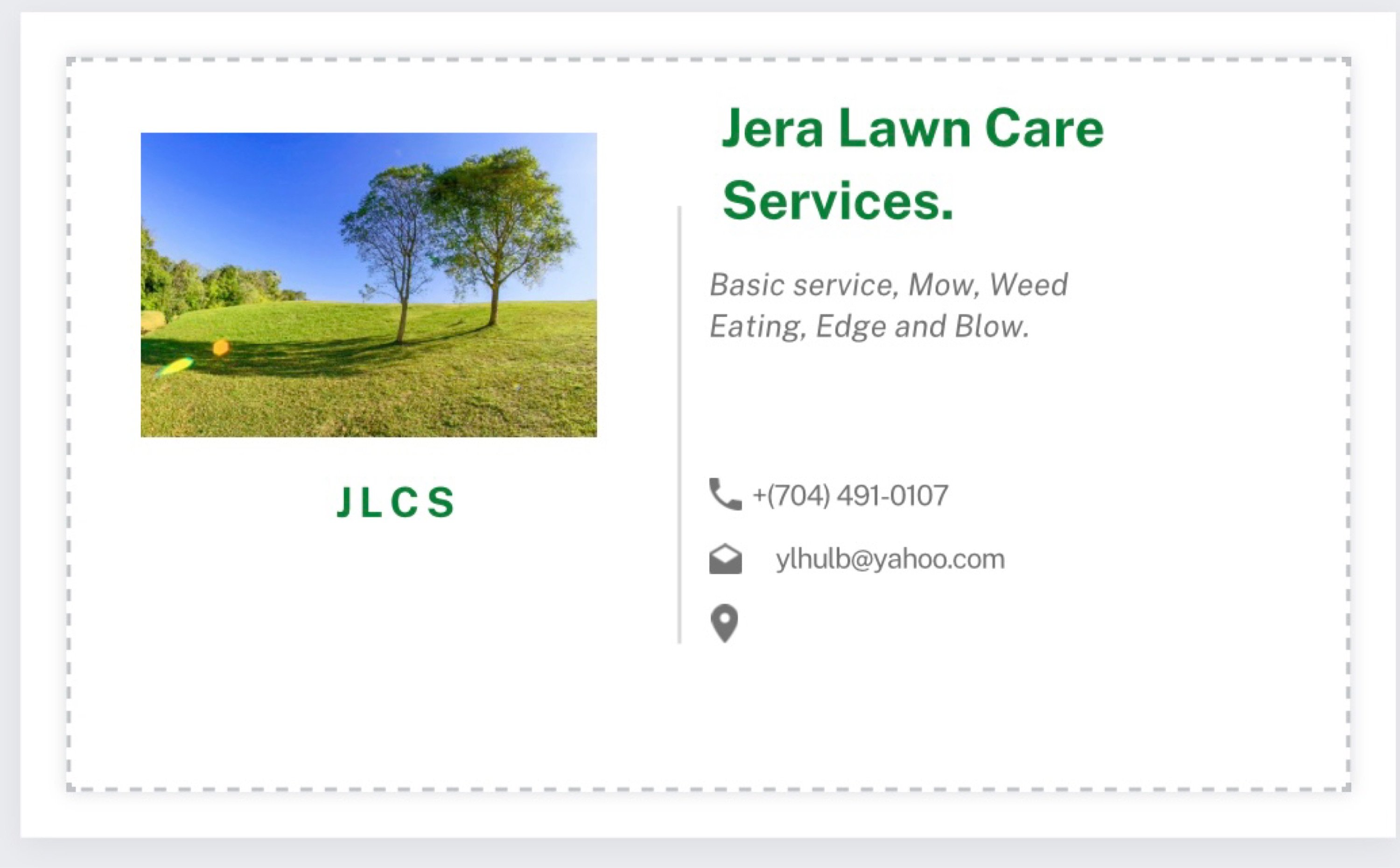 Jera Lawn Care Services Logo