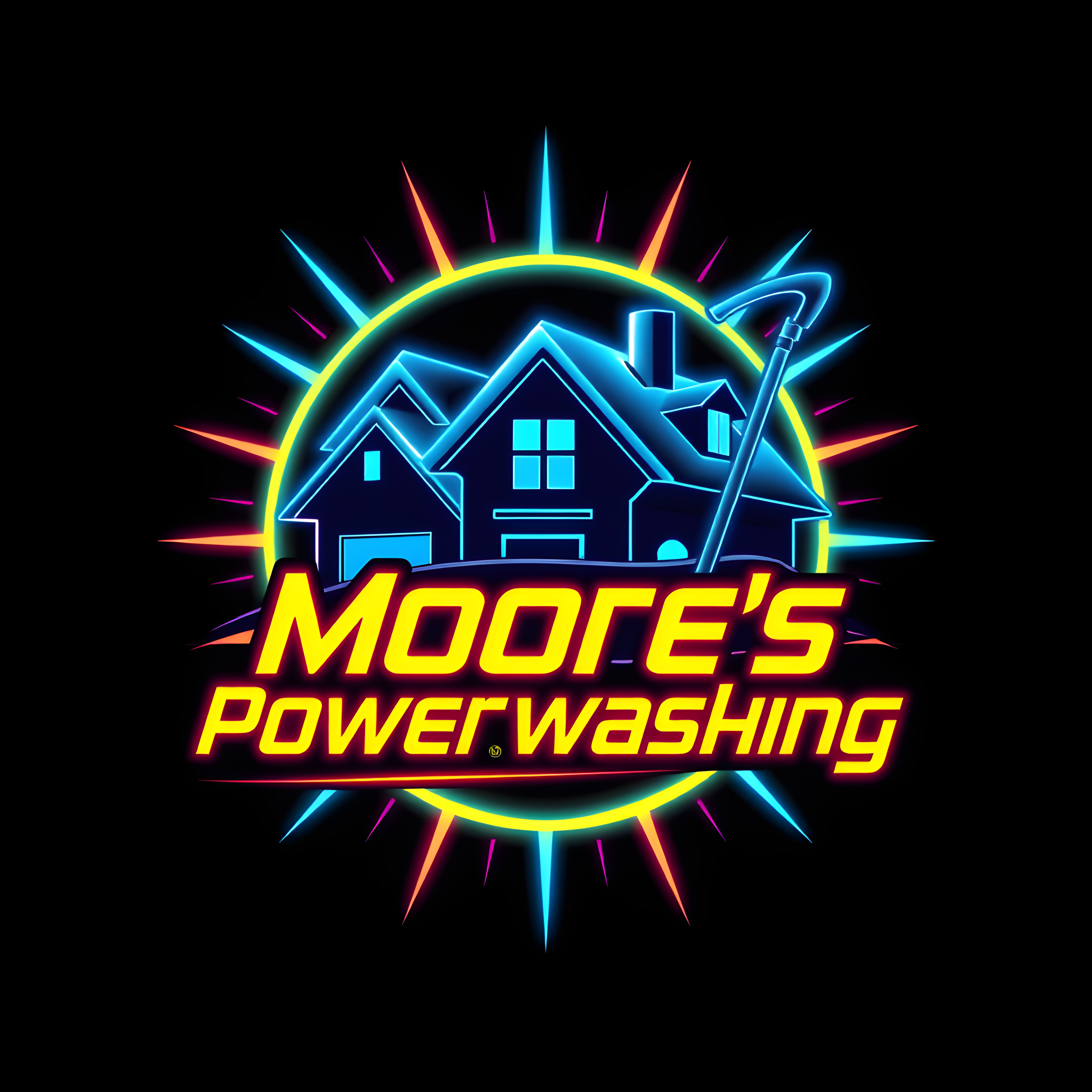 Moore's Powerwashing Logo