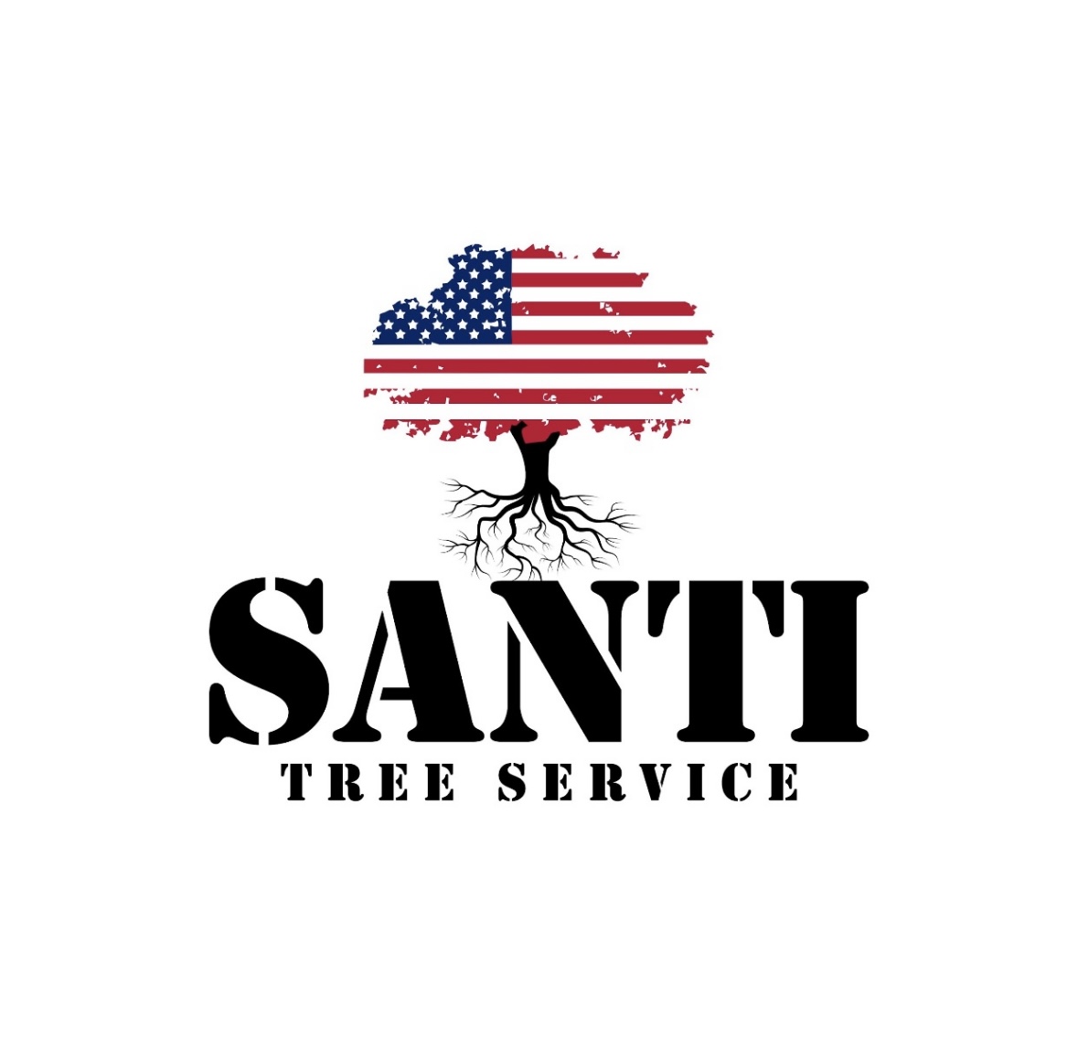 Santi Tree Service Logo