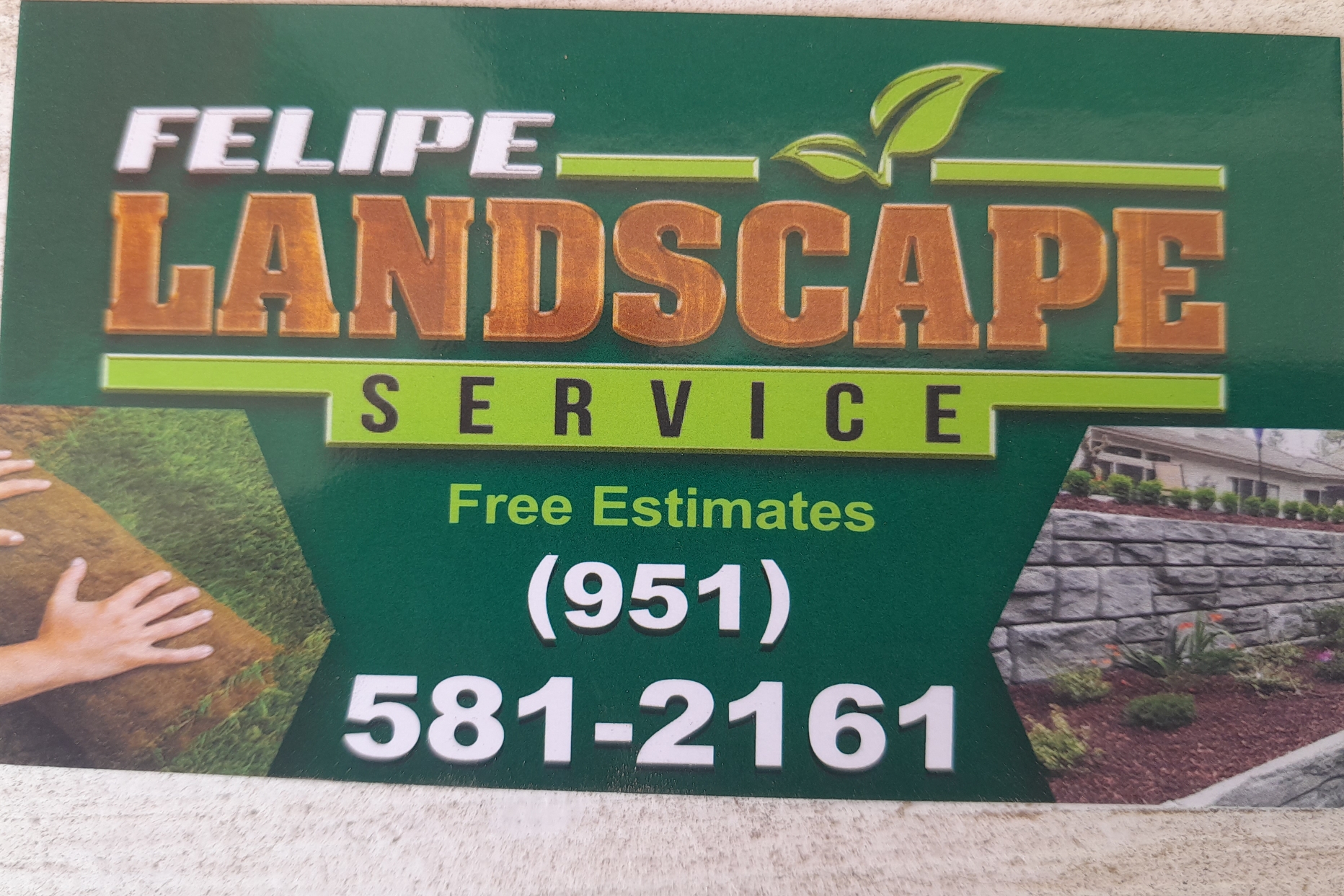 Felipe Landscaping Services Logo