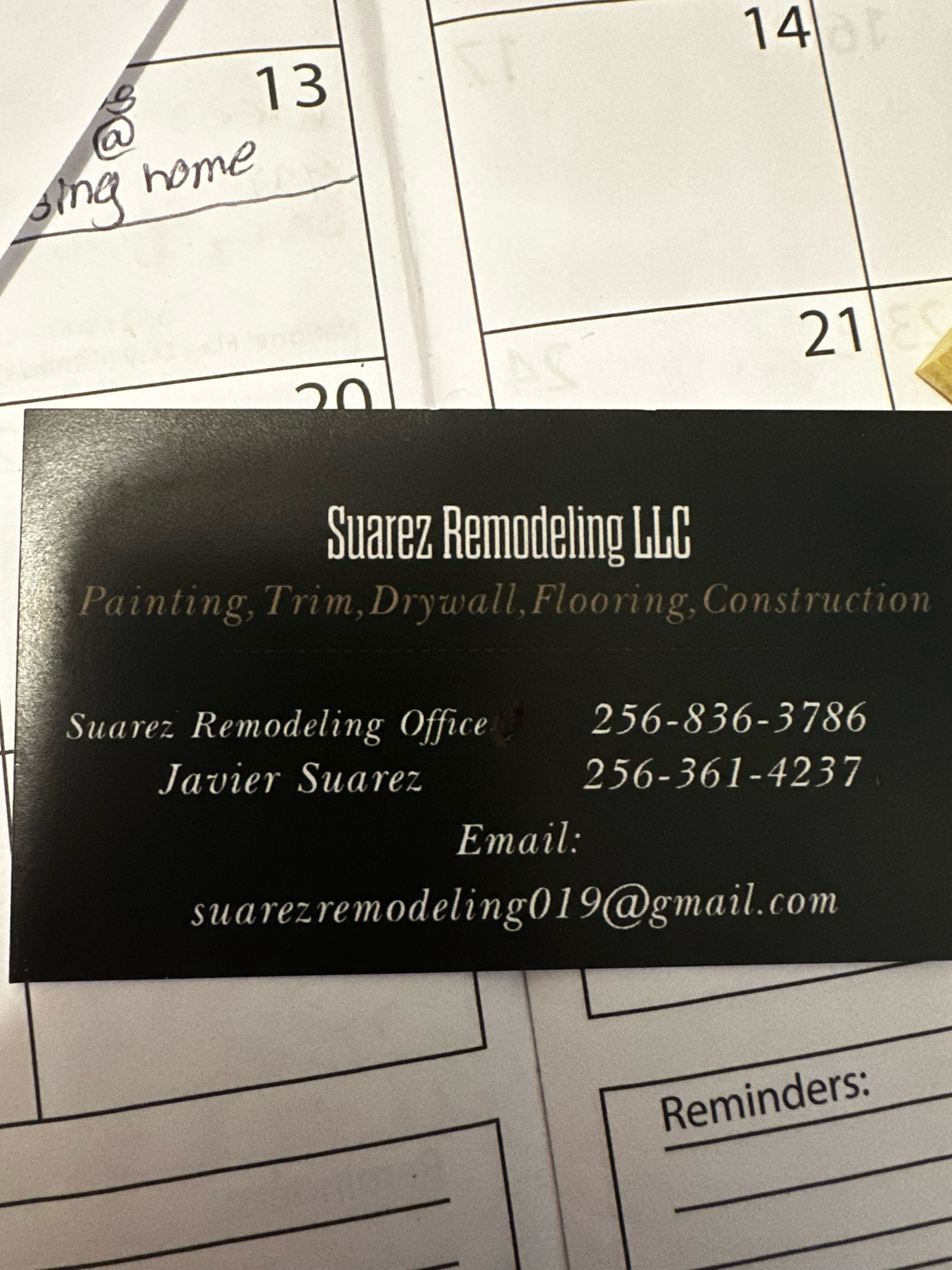 Suarez Remodeling LLC Logo