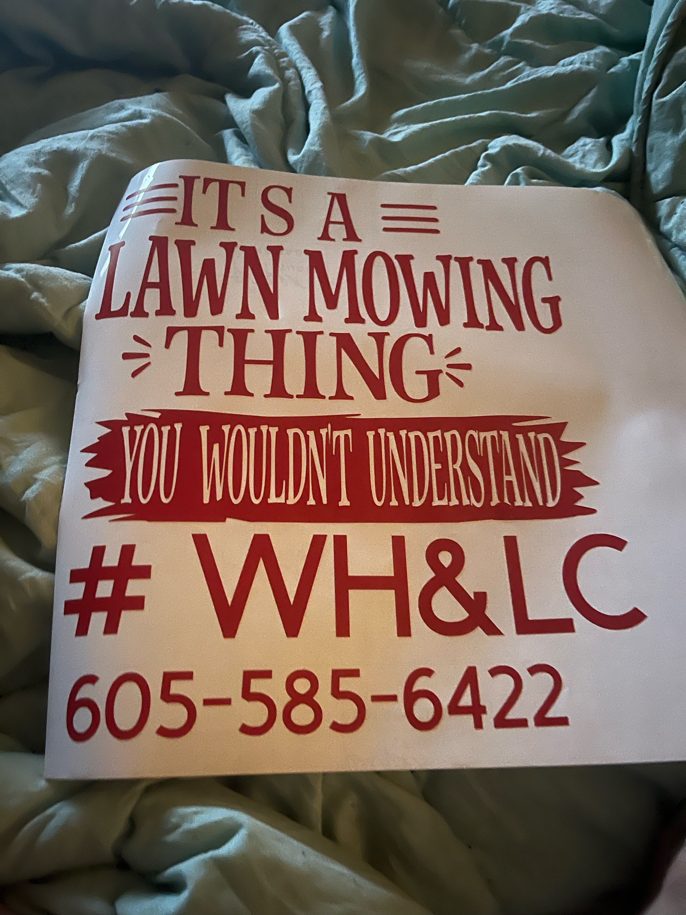 White's Home and Lawn Care LLC Logo