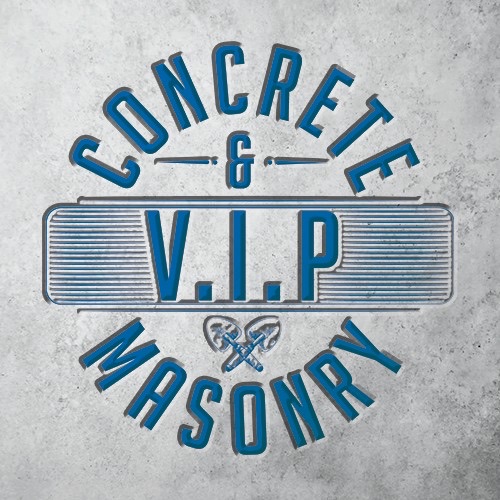 V.I.P. Concrete and Masonry Logo